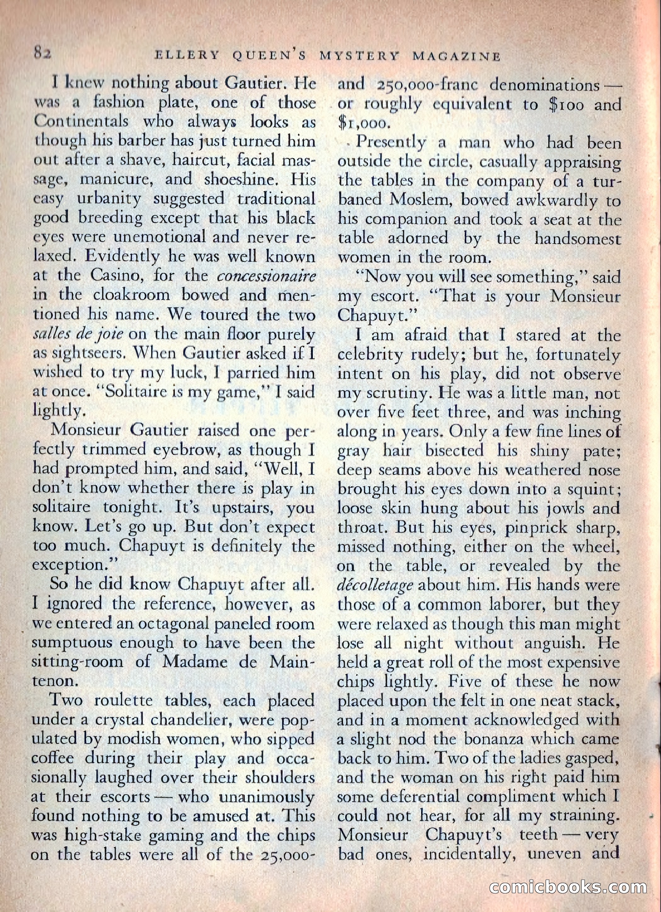 Ellery Queen's Mystery Magazine, October 1954 — page 85 of 148