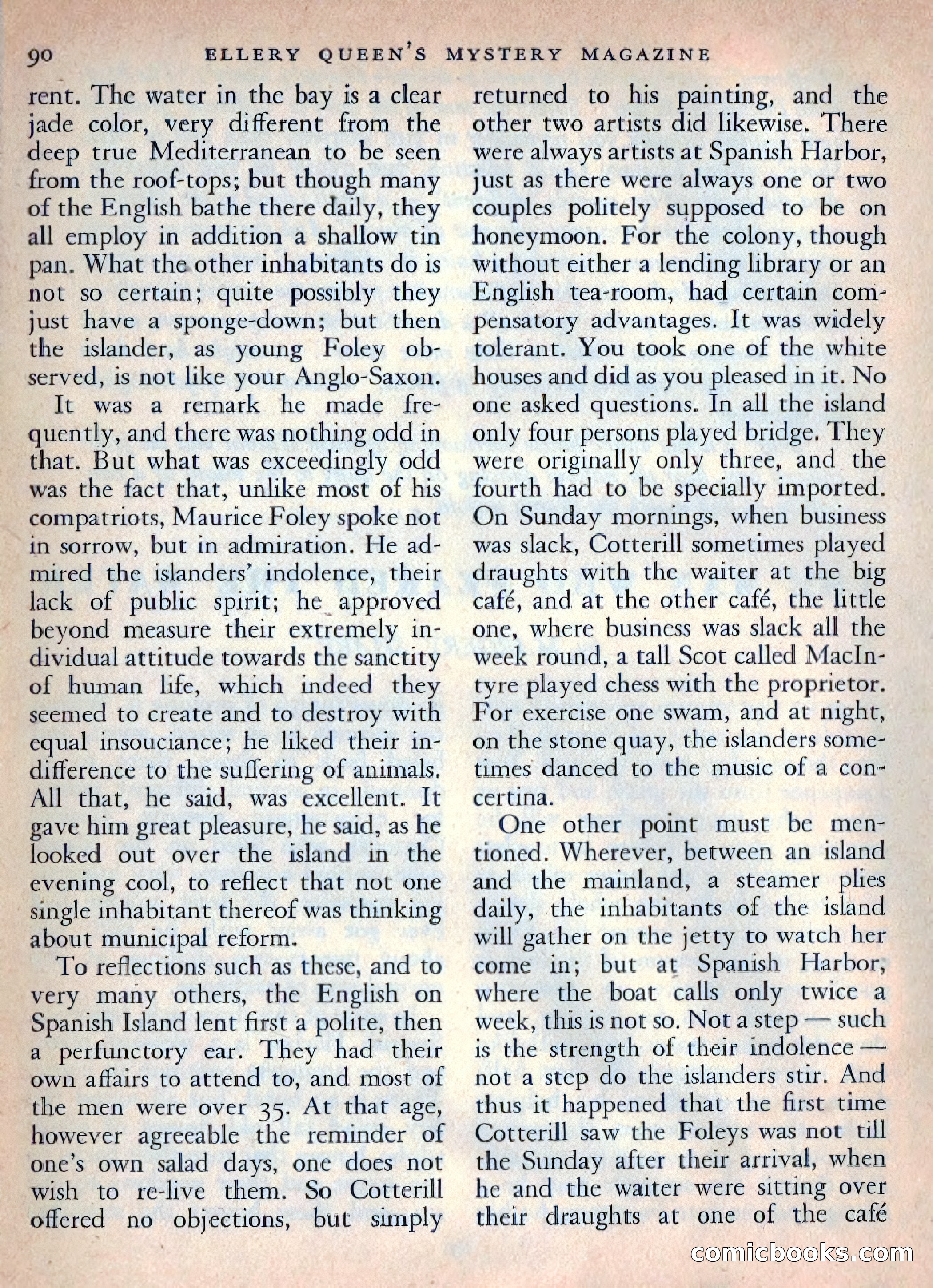 Ellery Queen's Mystery Magazine, October 1954 — page 93 of 148