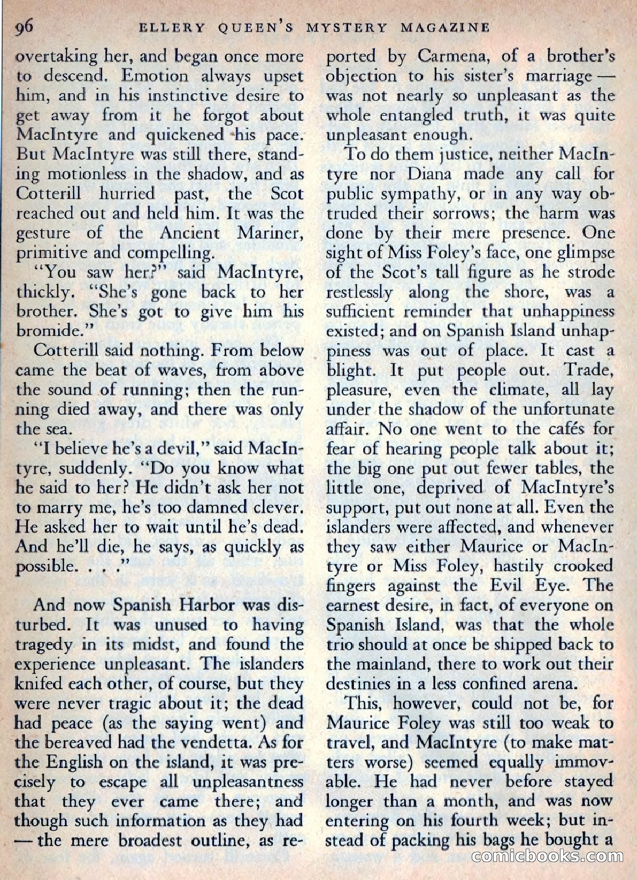 Ellery Queen's Mystery Magazine, October 1954 — page 99 of 148