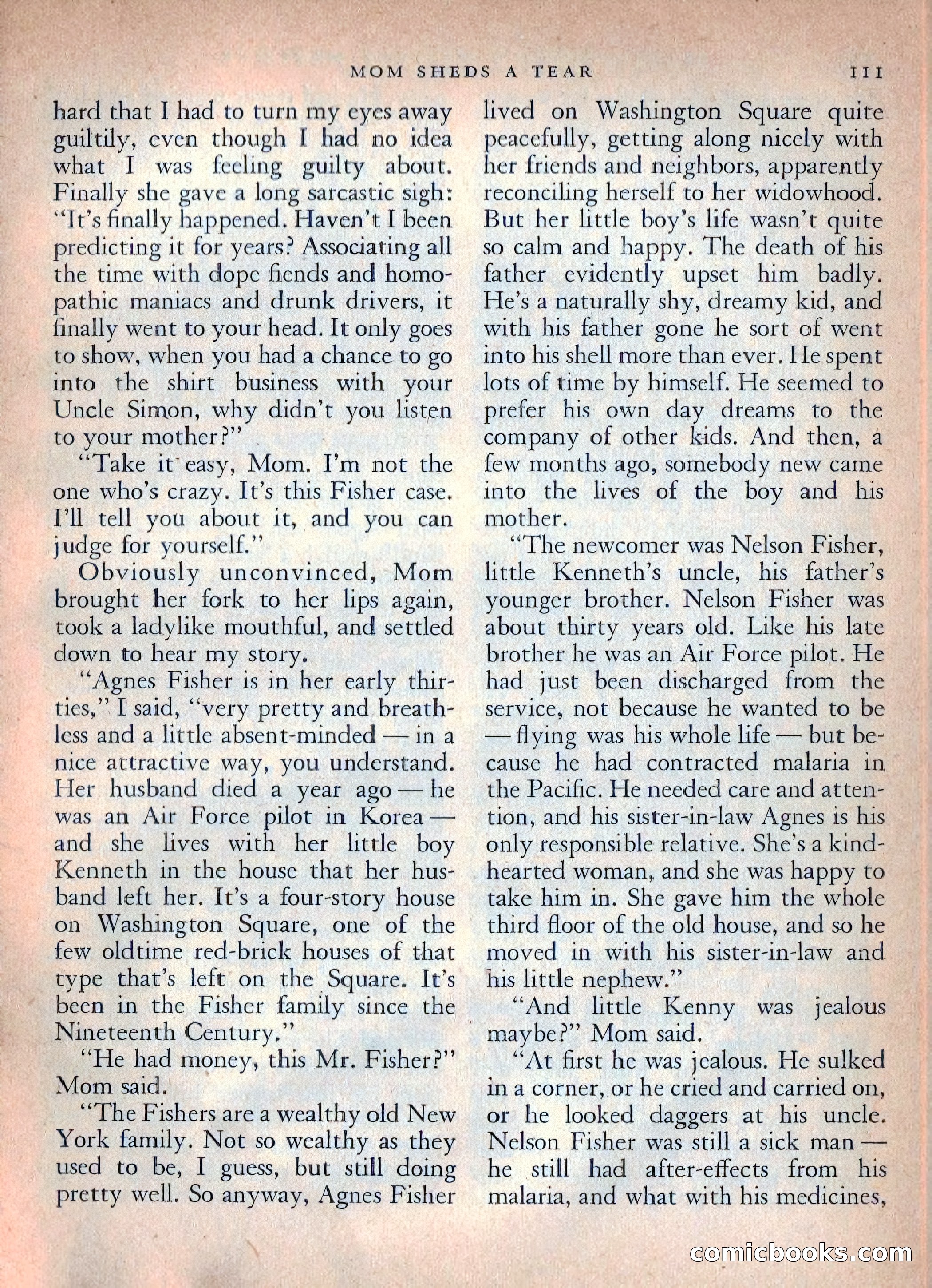 Ellery Queen's Mystery Magazine, October 1954 — page 114 of 148