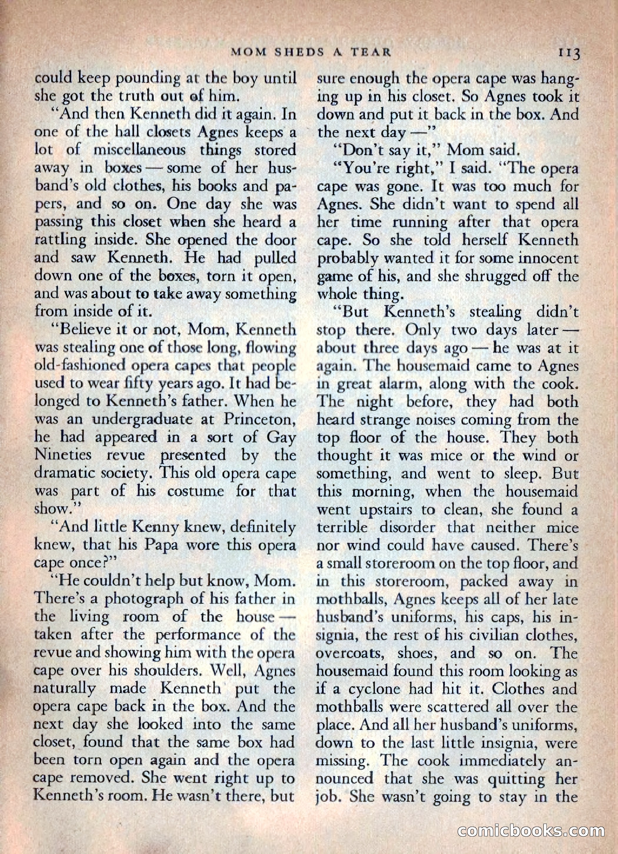 Ellery Queen's Mystery Magazine, October 1954 — page 116 of 148