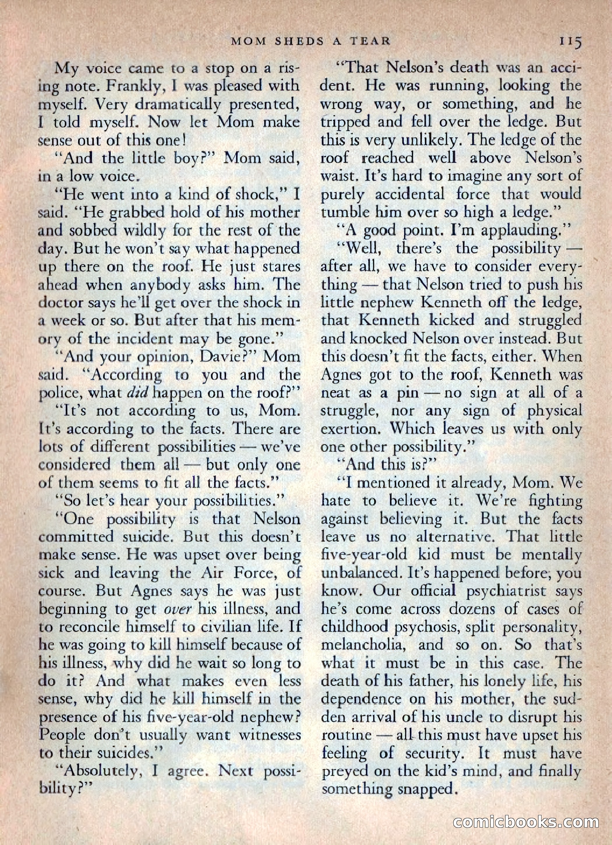 Ellery Queen's Mystery Magazine, October 1954 — page 118 of 148