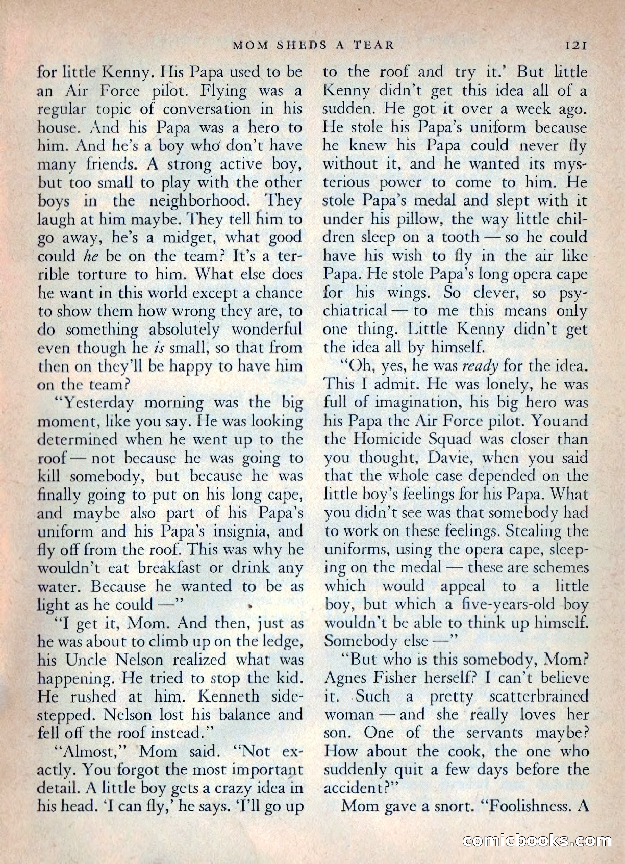 Ellery Queen's Mystery Magazine, October 1954 — page 124 of 148