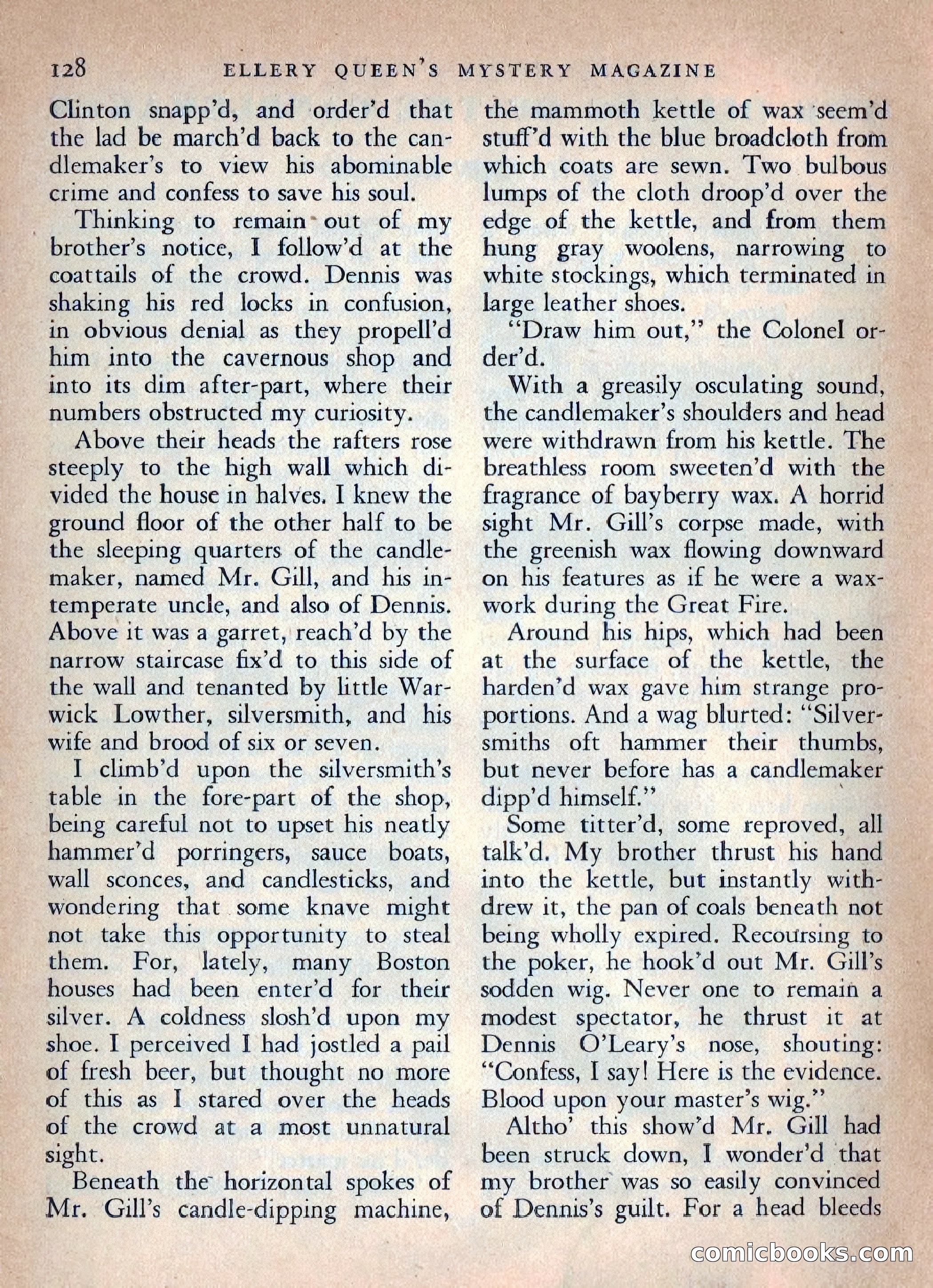 Ellery Queen's Mystery Magazine, October 1954 — page 131 of 148