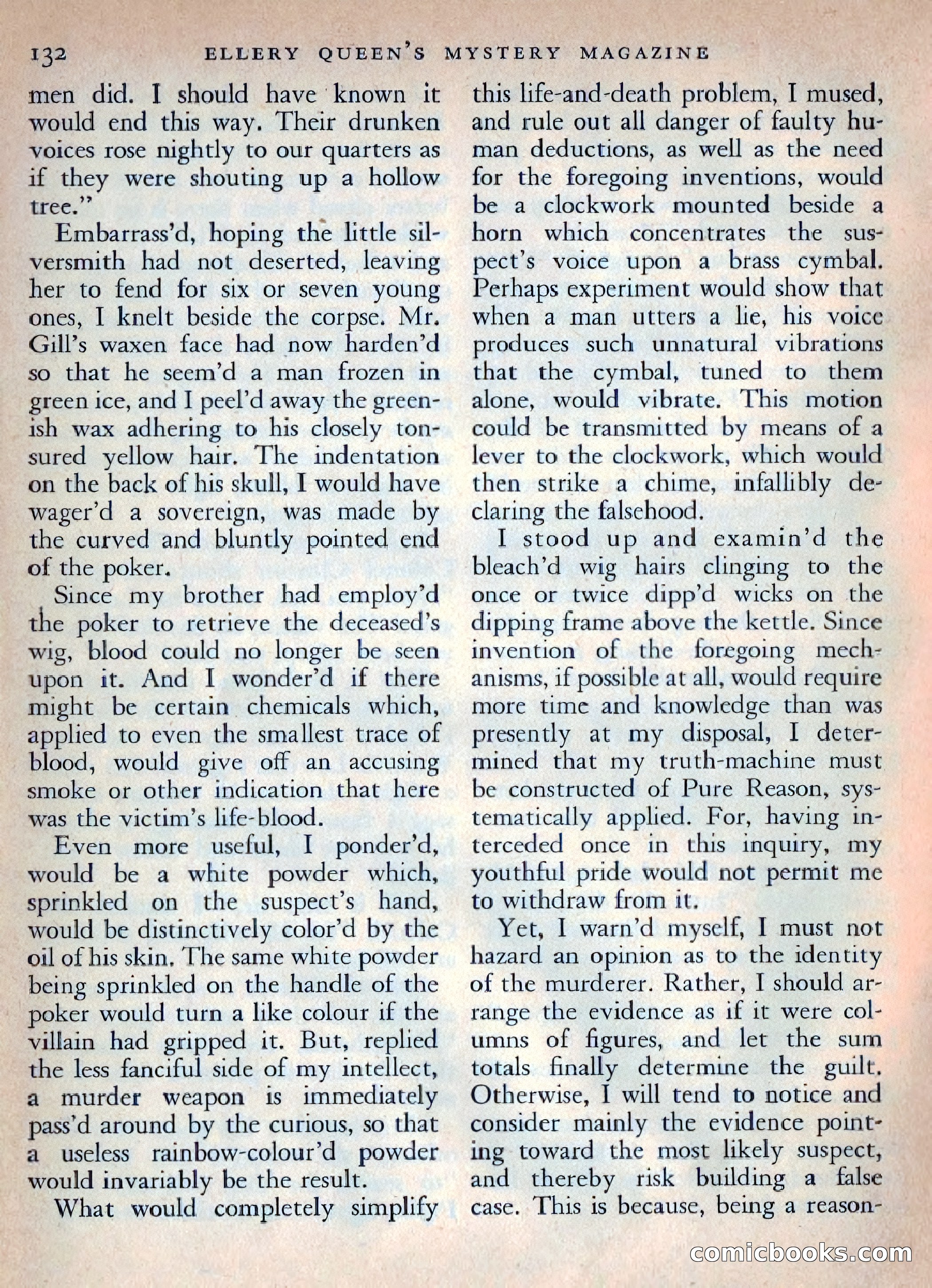 Ellery Queen's Mystery Magazine, October 1954 — page 135 of 148