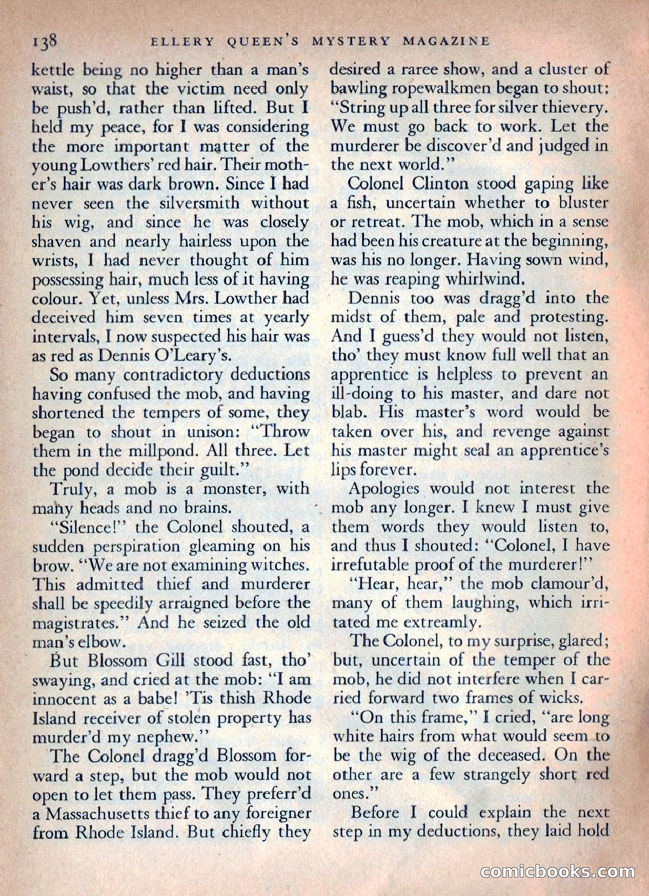 Ellery Queen's Mystery Magazine, October 1954 — page 141 of 148