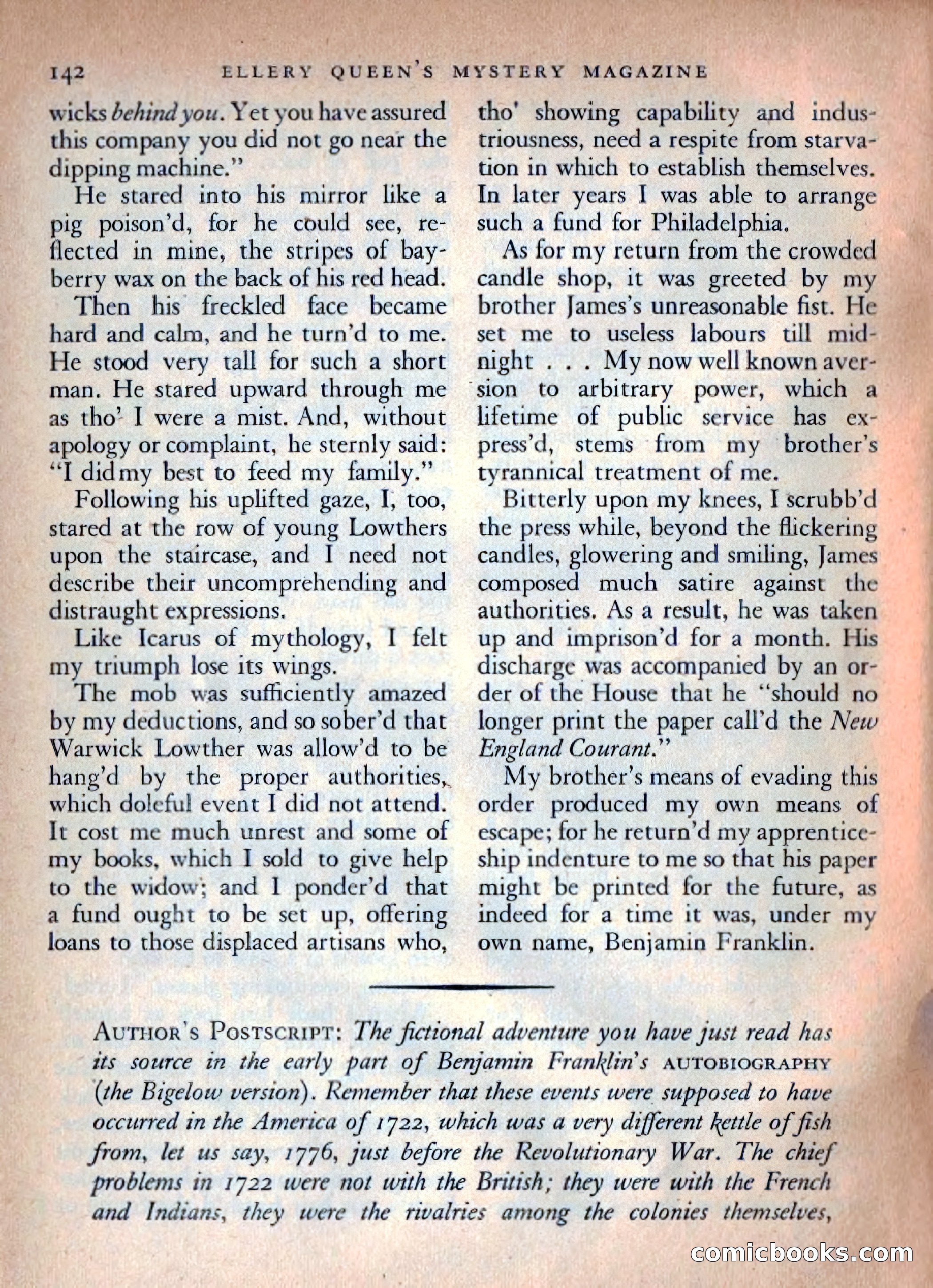 Ellery Queen's Mystery Magazine, October 1954 — page 145 of 148