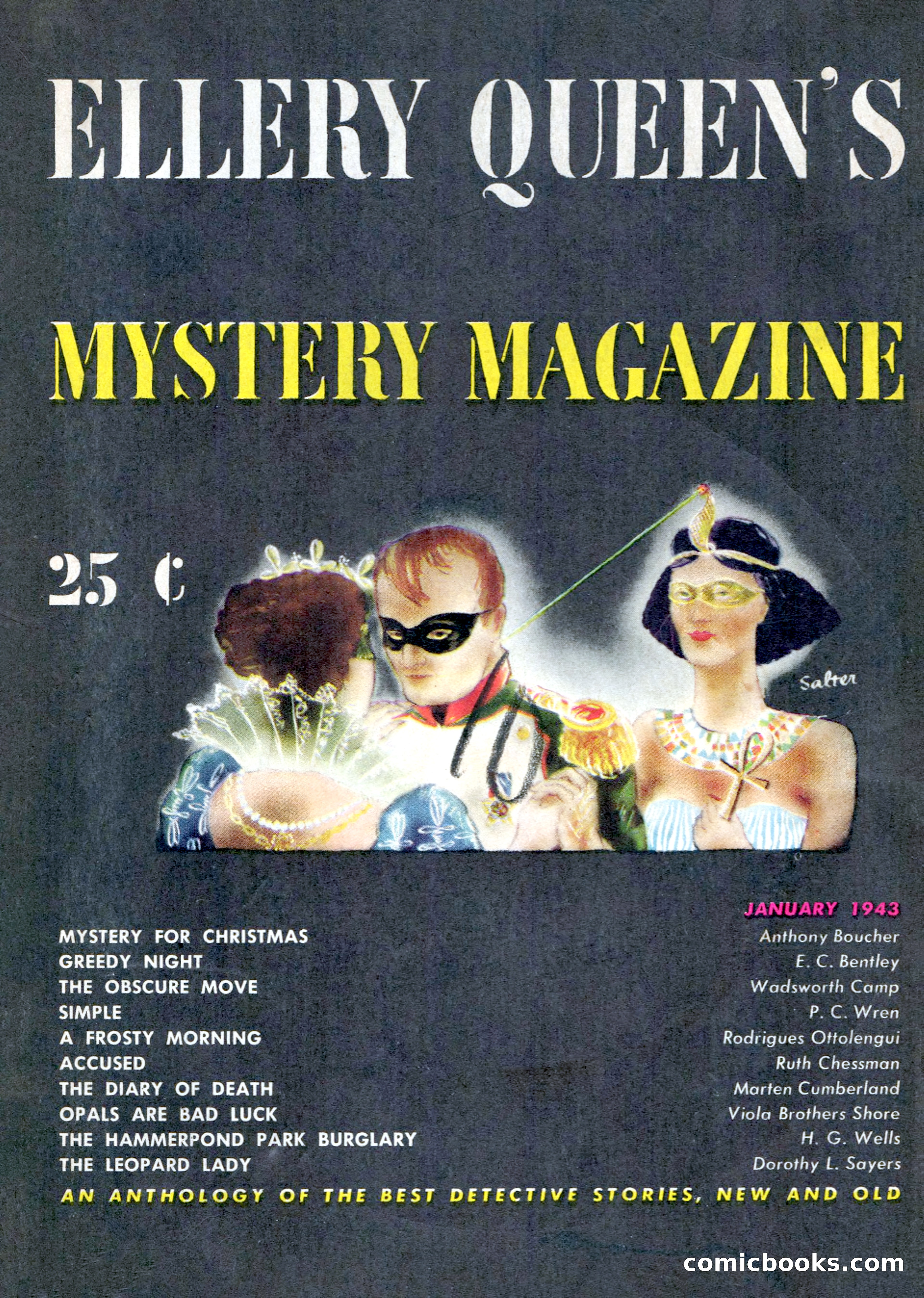 Ellery Queen's Mystery Magazine, January 1943