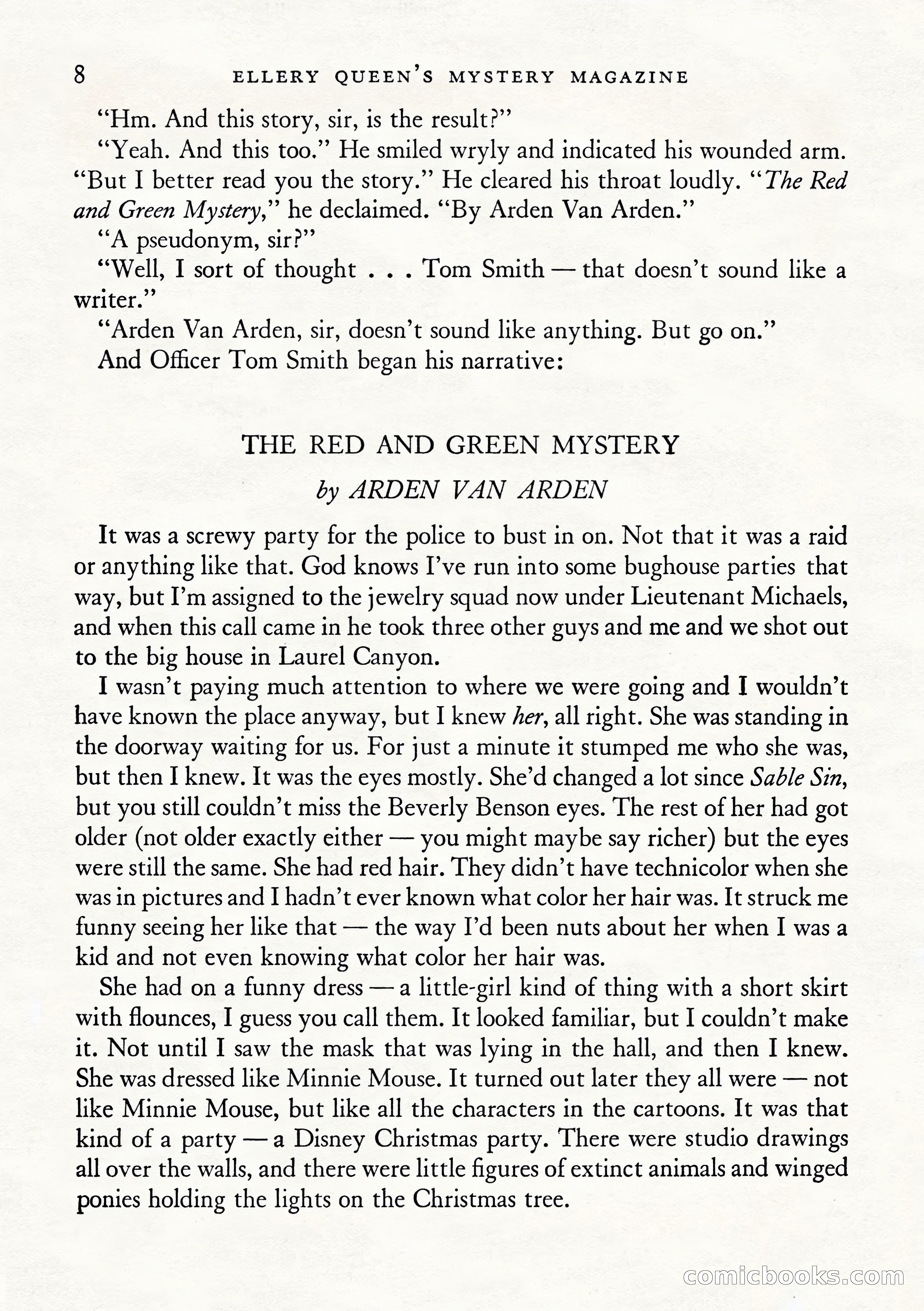 Ellery Queen's Mystery Magazine, January 1943 — page 10 of 132