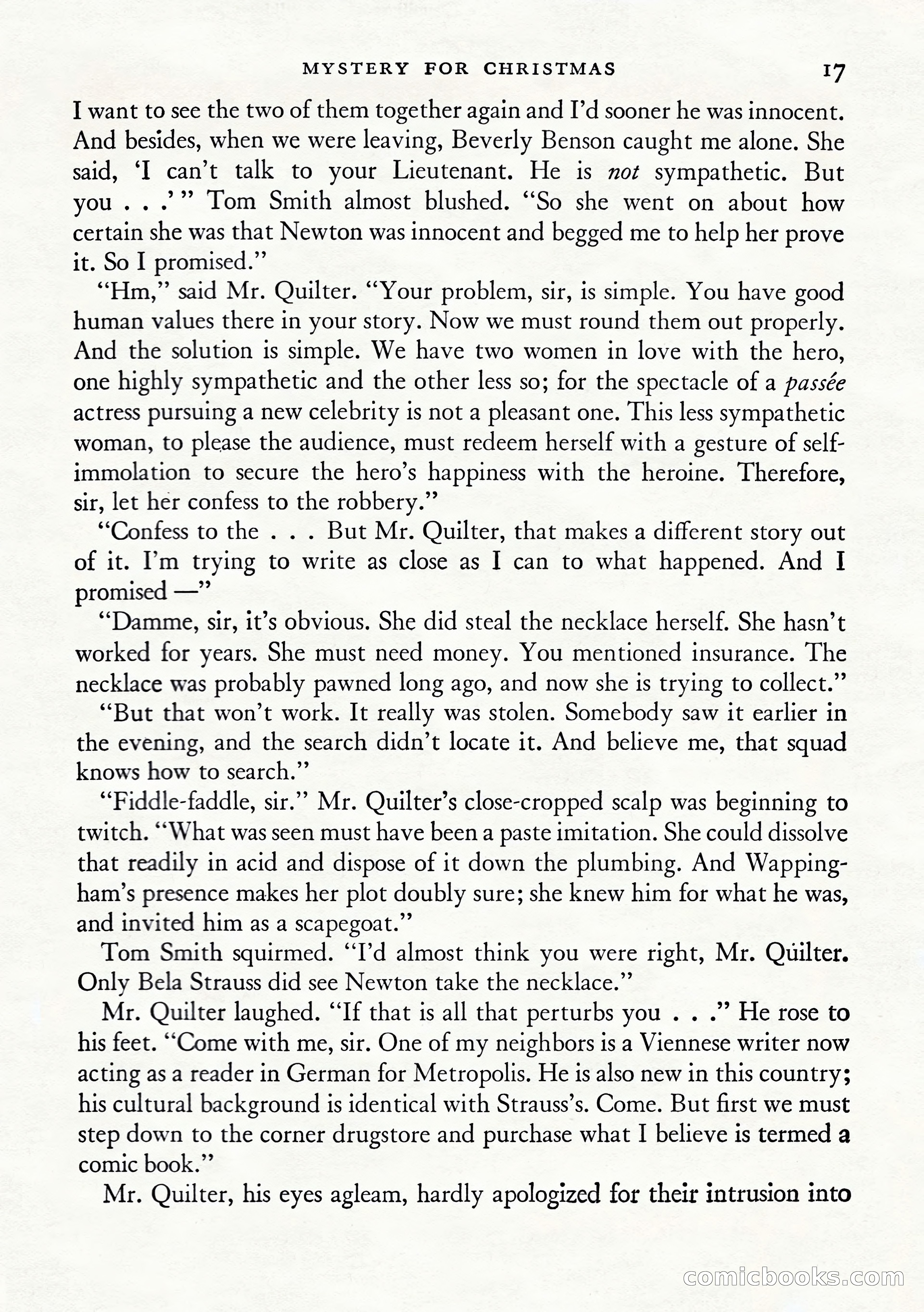 Ellery Queen's Mystery Magazine, January 1943 — page 19 of 132