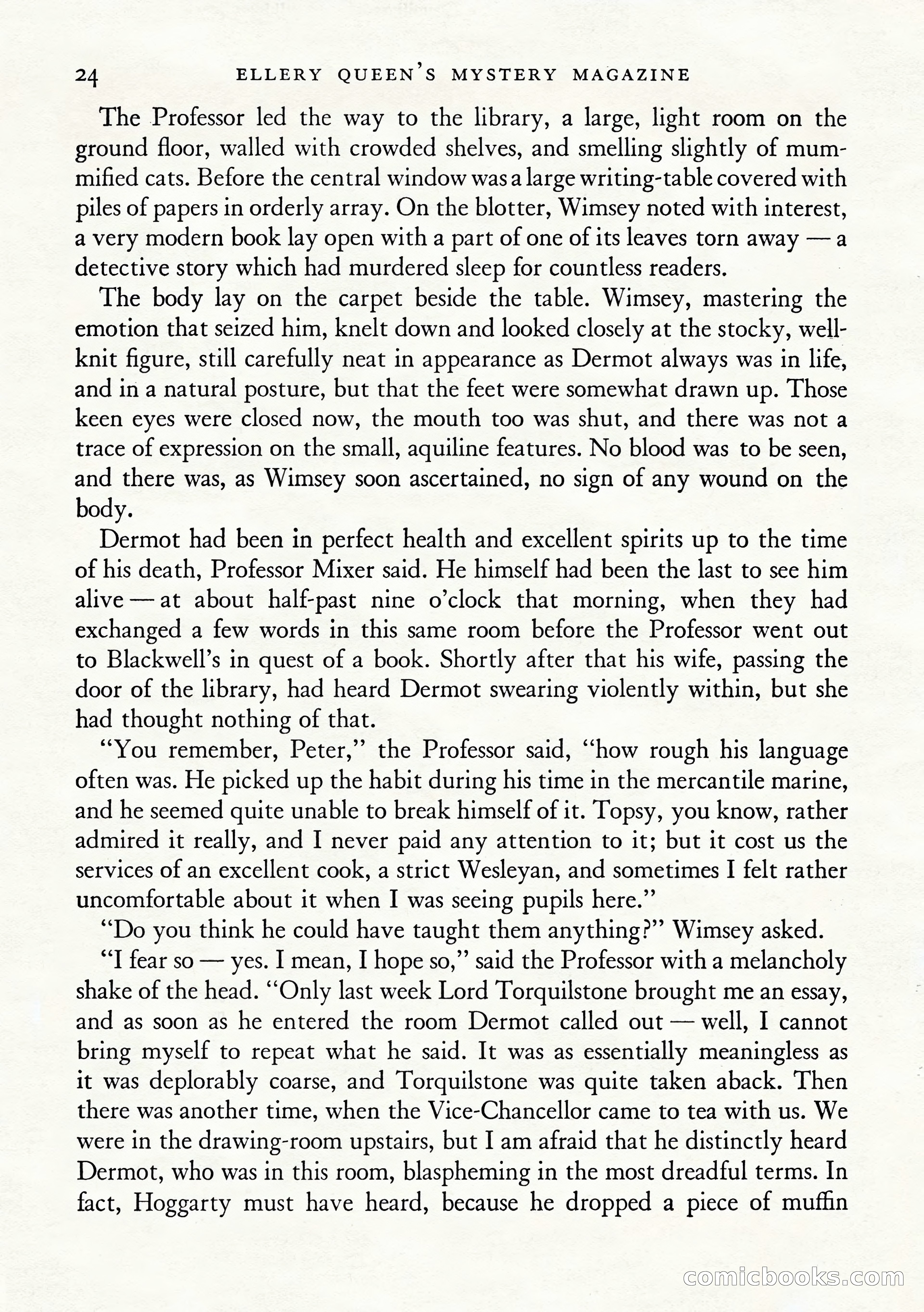 Ellery Queen's Mystery Magazine, January 1943 — page 26 of 132