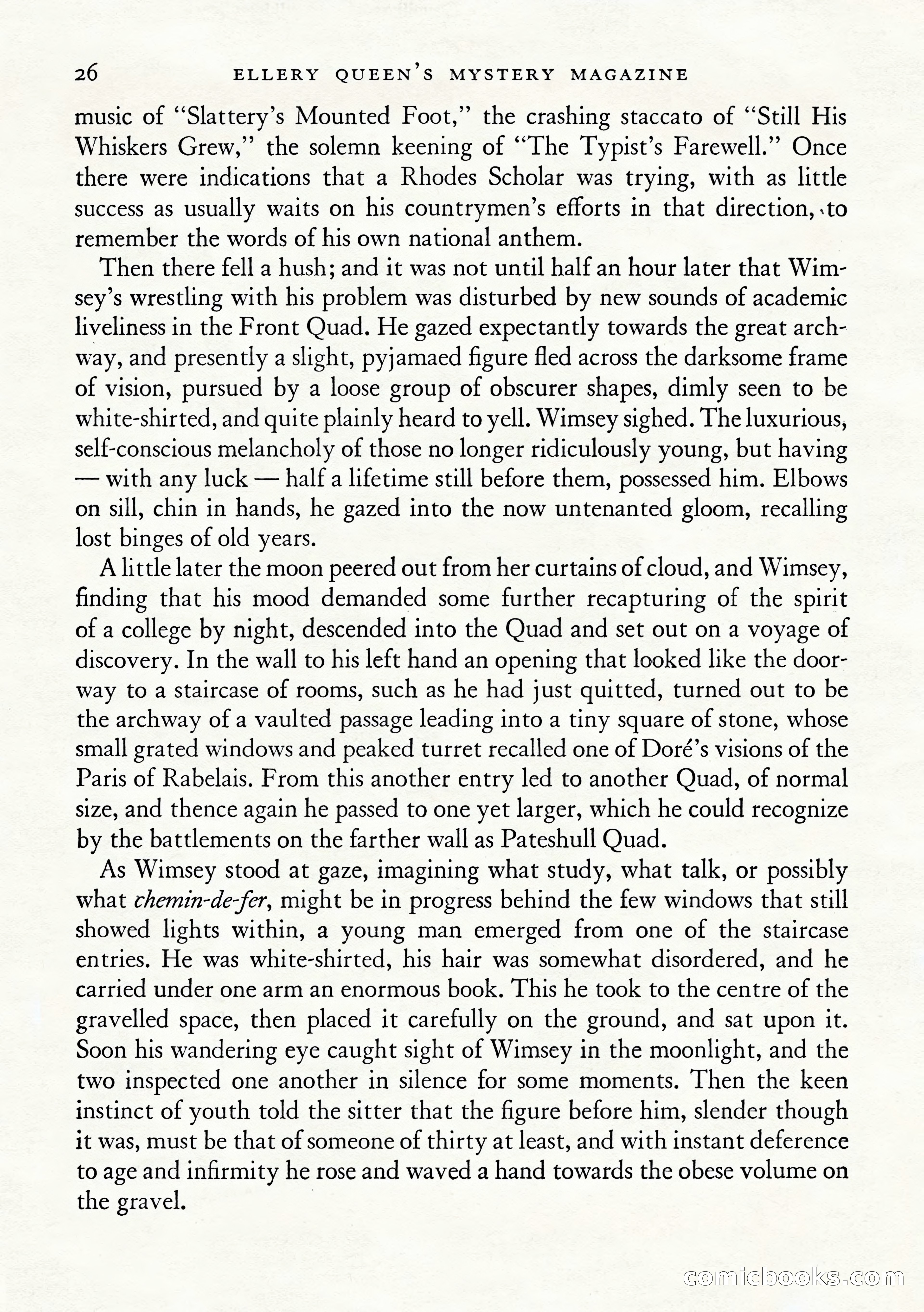 Ellery Queen's Mystery Magazine, January 1943 — page 28 of 132