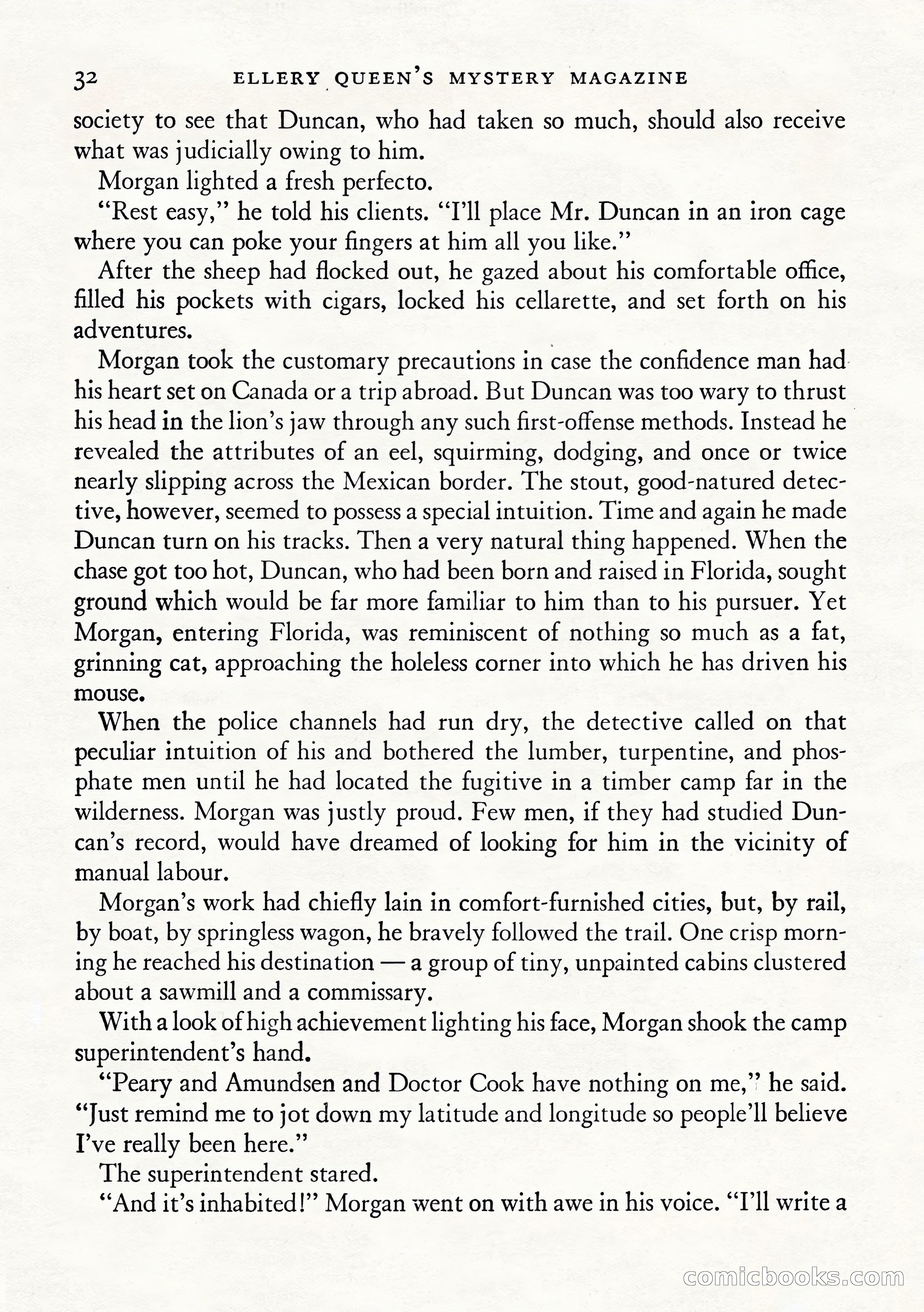 Ellery Queen's Mystery Magazine, January 1943 — page 34 of 132