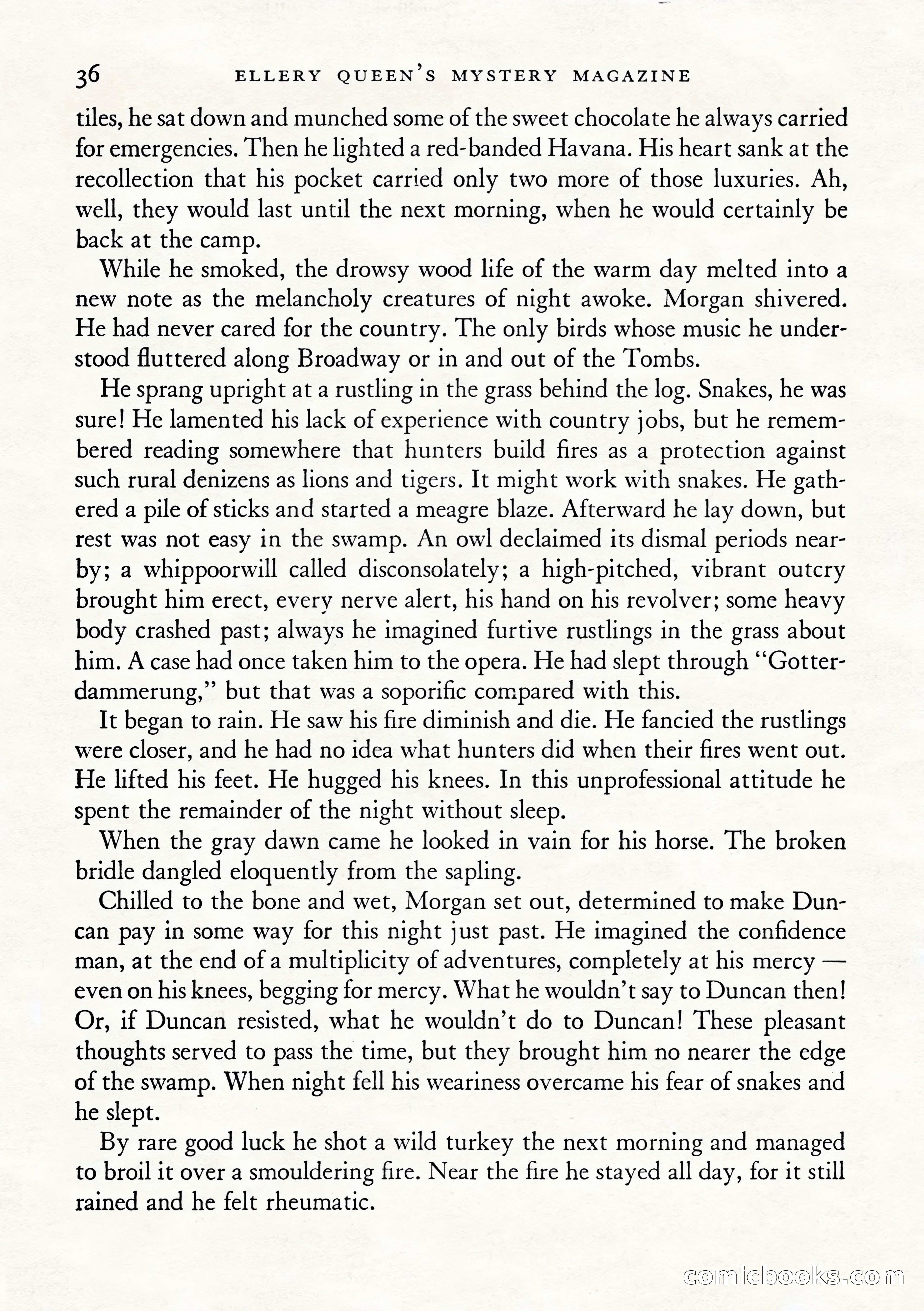 Ellery Queen's Mystery Magazine, January 1943 — page 38 of 132