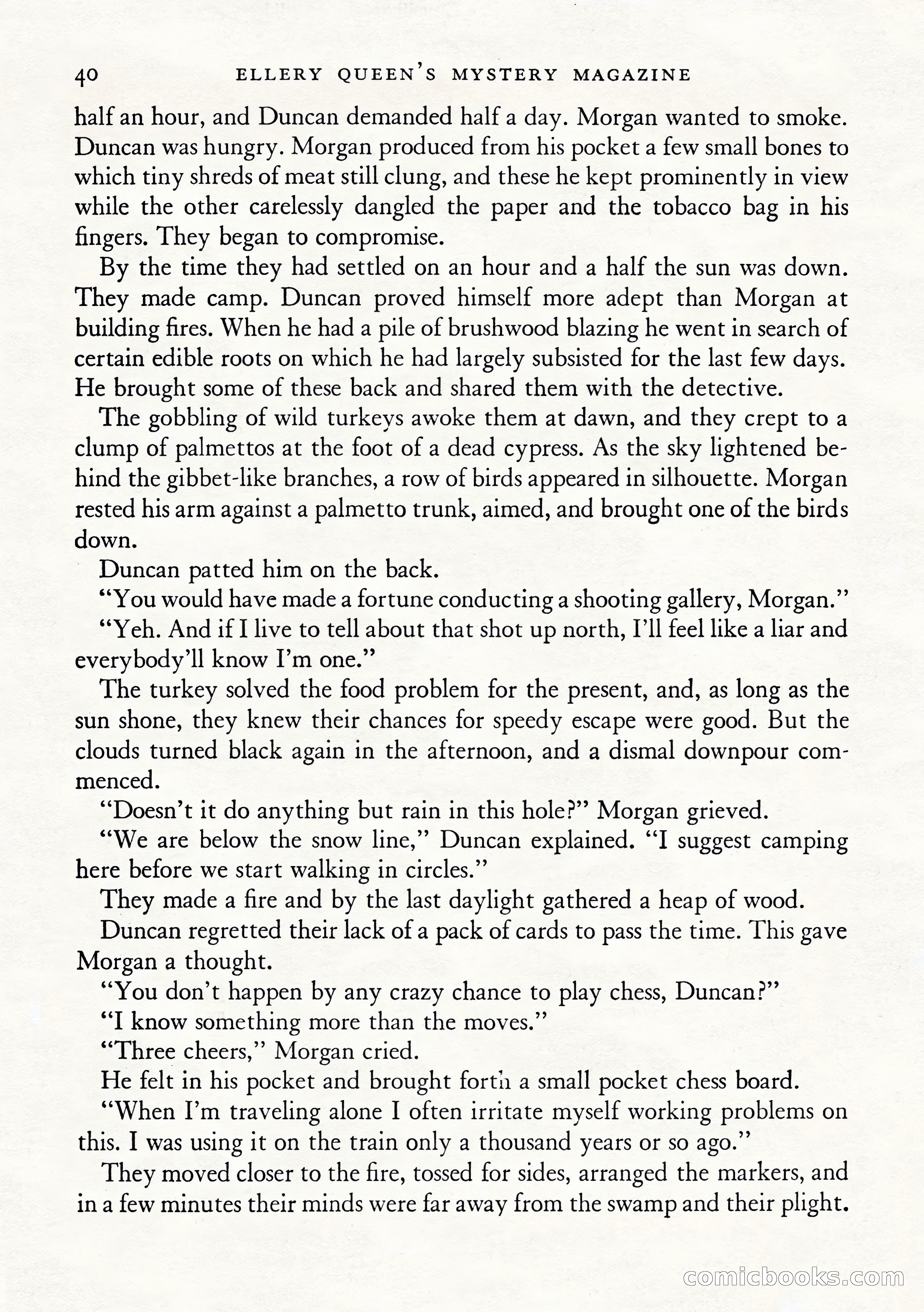 Ellery Queen's Mystery Magazine, January 1943 — page 42 of 132