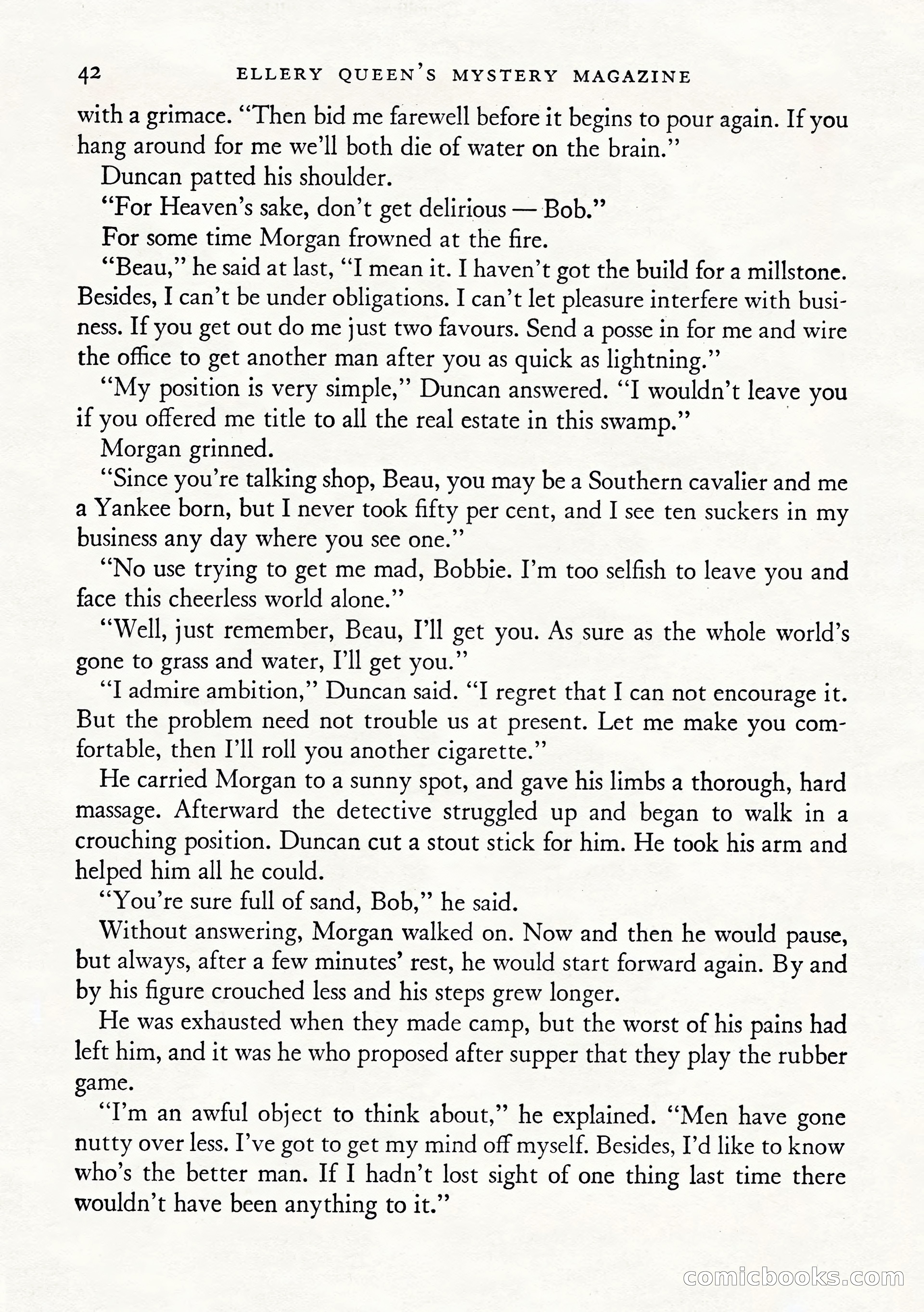 Ellery Queen's Mystery Magazine, January 1943 — page 44 of 132
