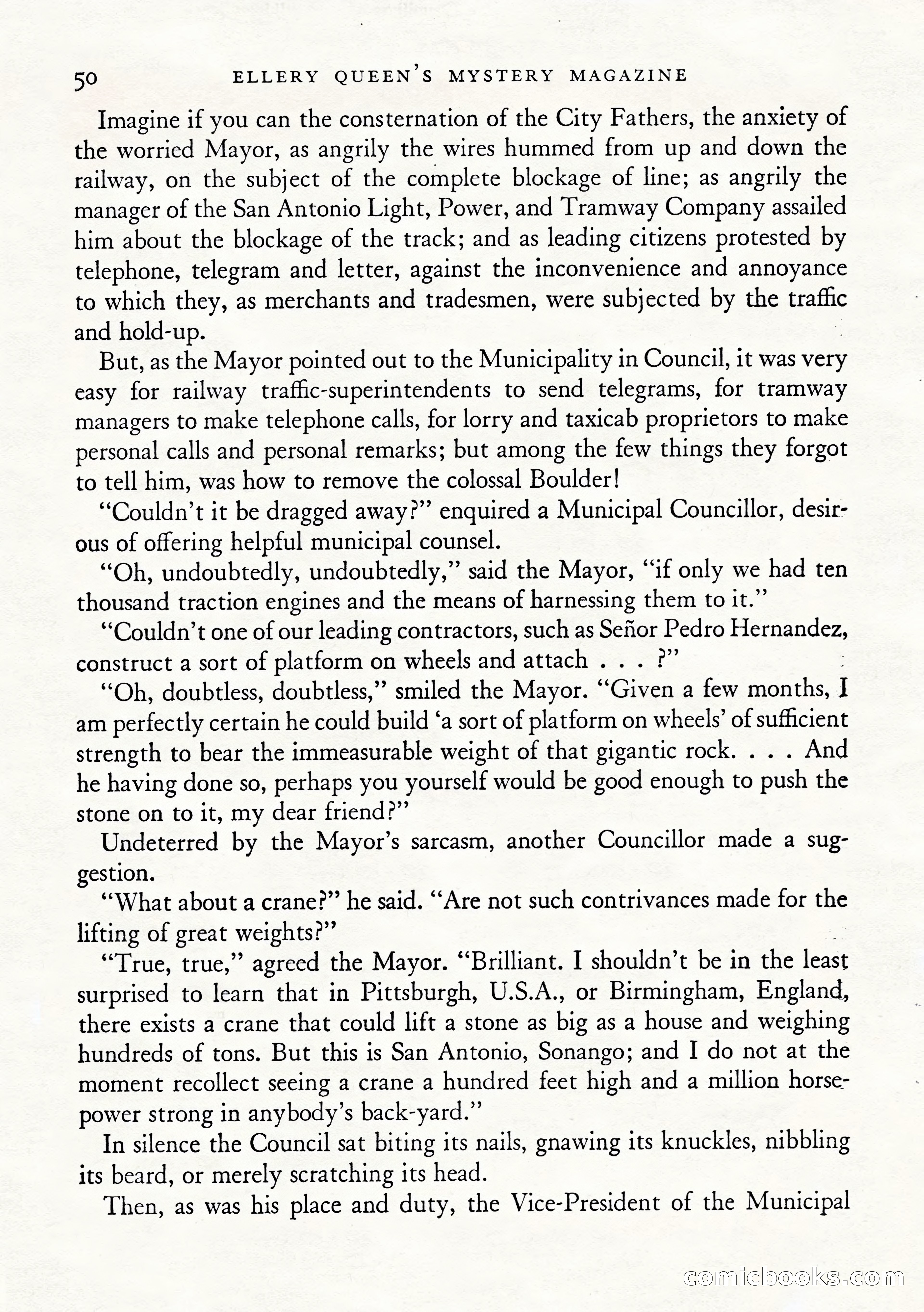 Ellery Queen's Mystery Magazine, January 1943 — page 52 of 132