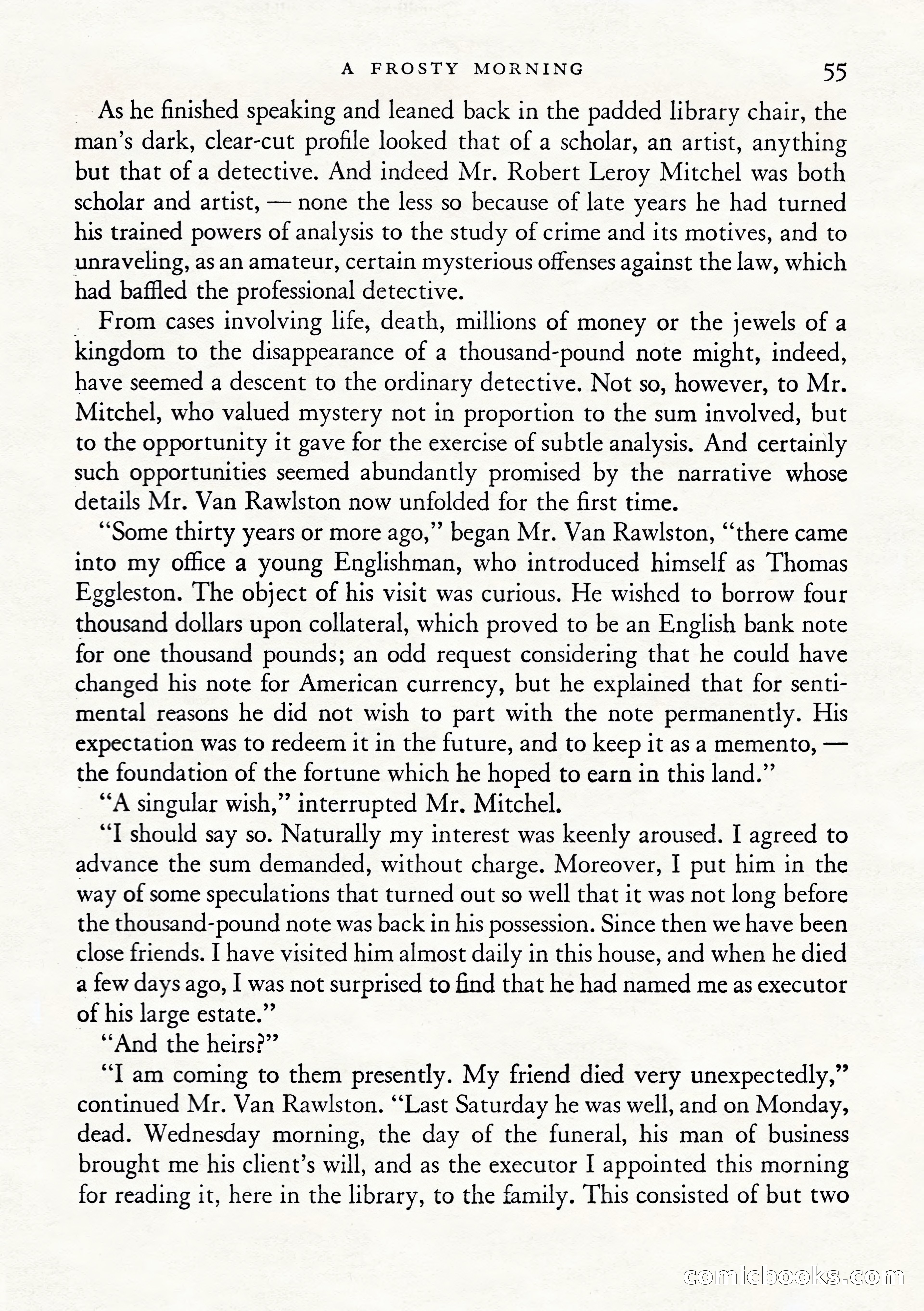 Ellery Queen's Mystery Magazine, January 1943 — page 57 of 132