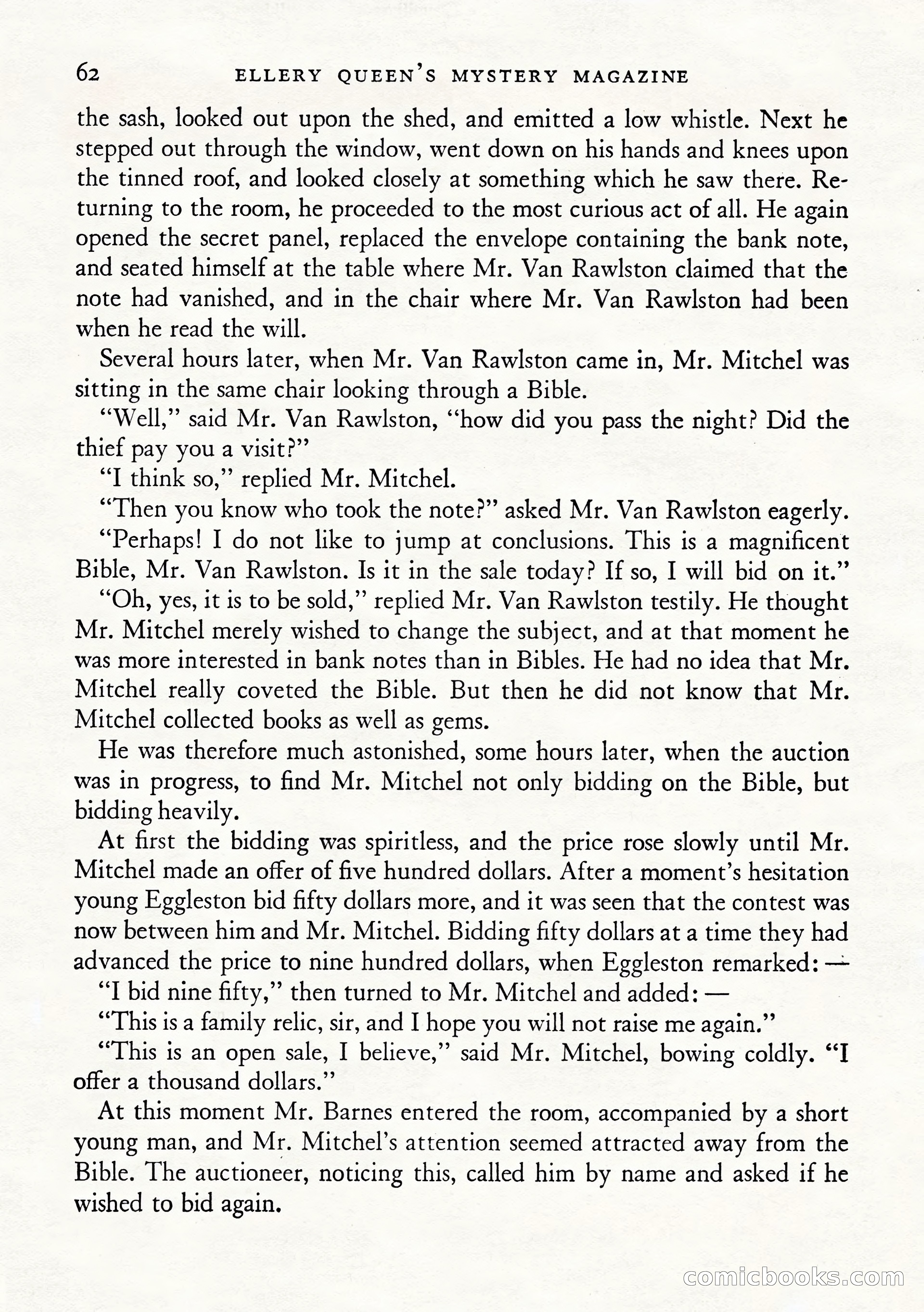 Ellery Queen's Mystery Magazine, January 1943 — page 64 of 132