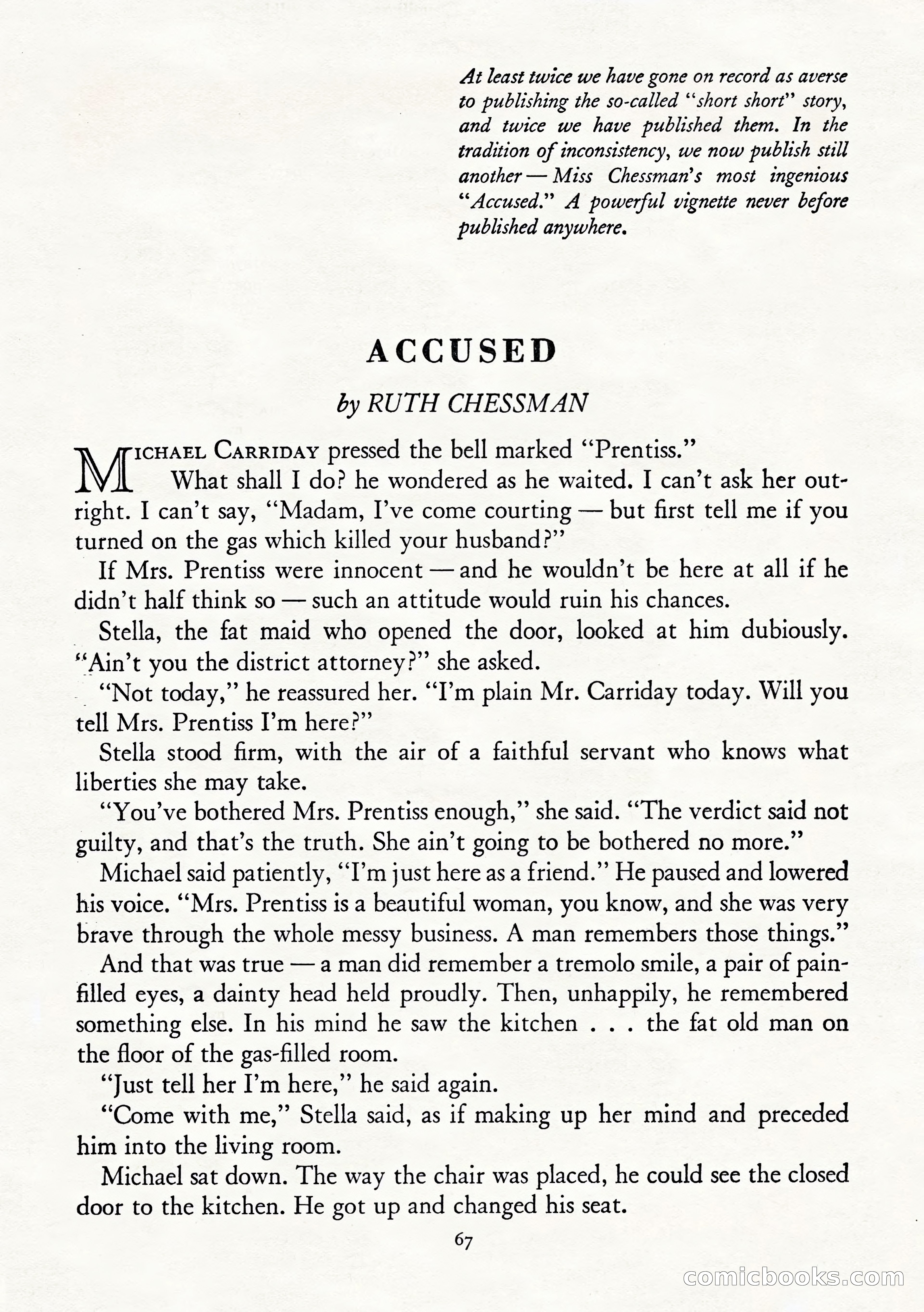 Ellery Queen's Mystery Magazine, January 1943 — page 69 of 132