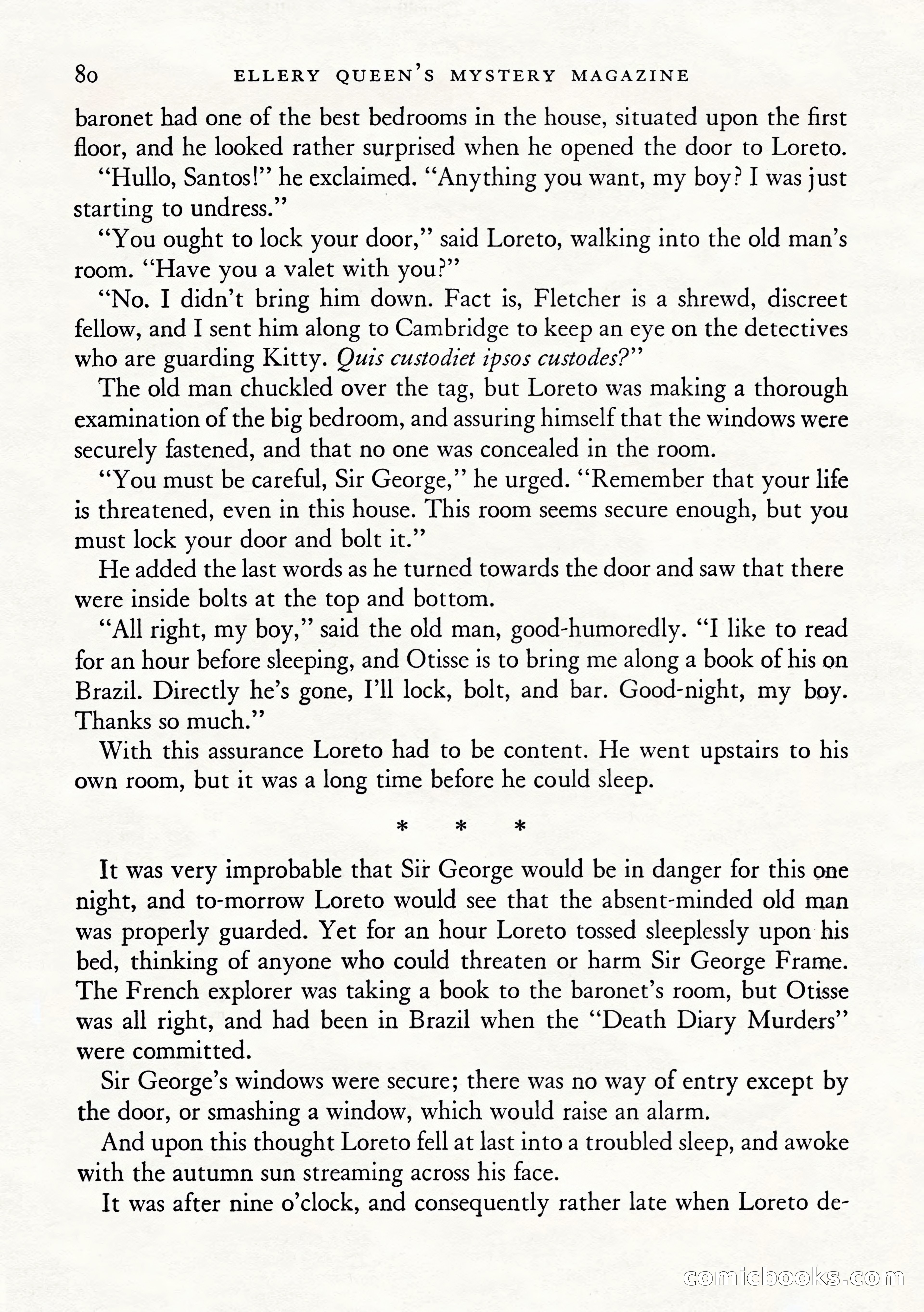 Ellery Queen's Mystery Magazine, January 1943 — page 82 of 132