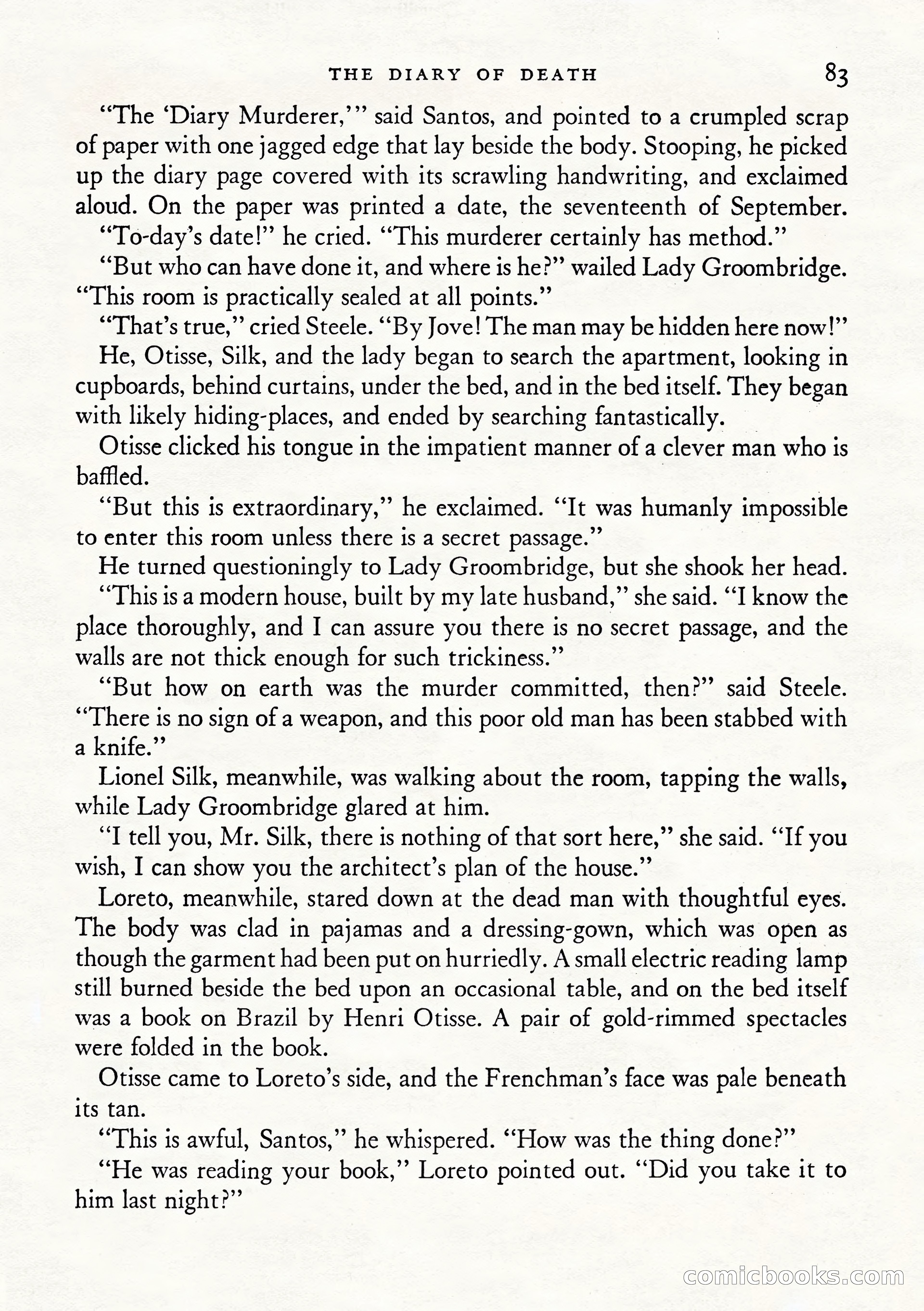 Ellery Queen's Mystery Magazine, January 1943 — page 85 of 132