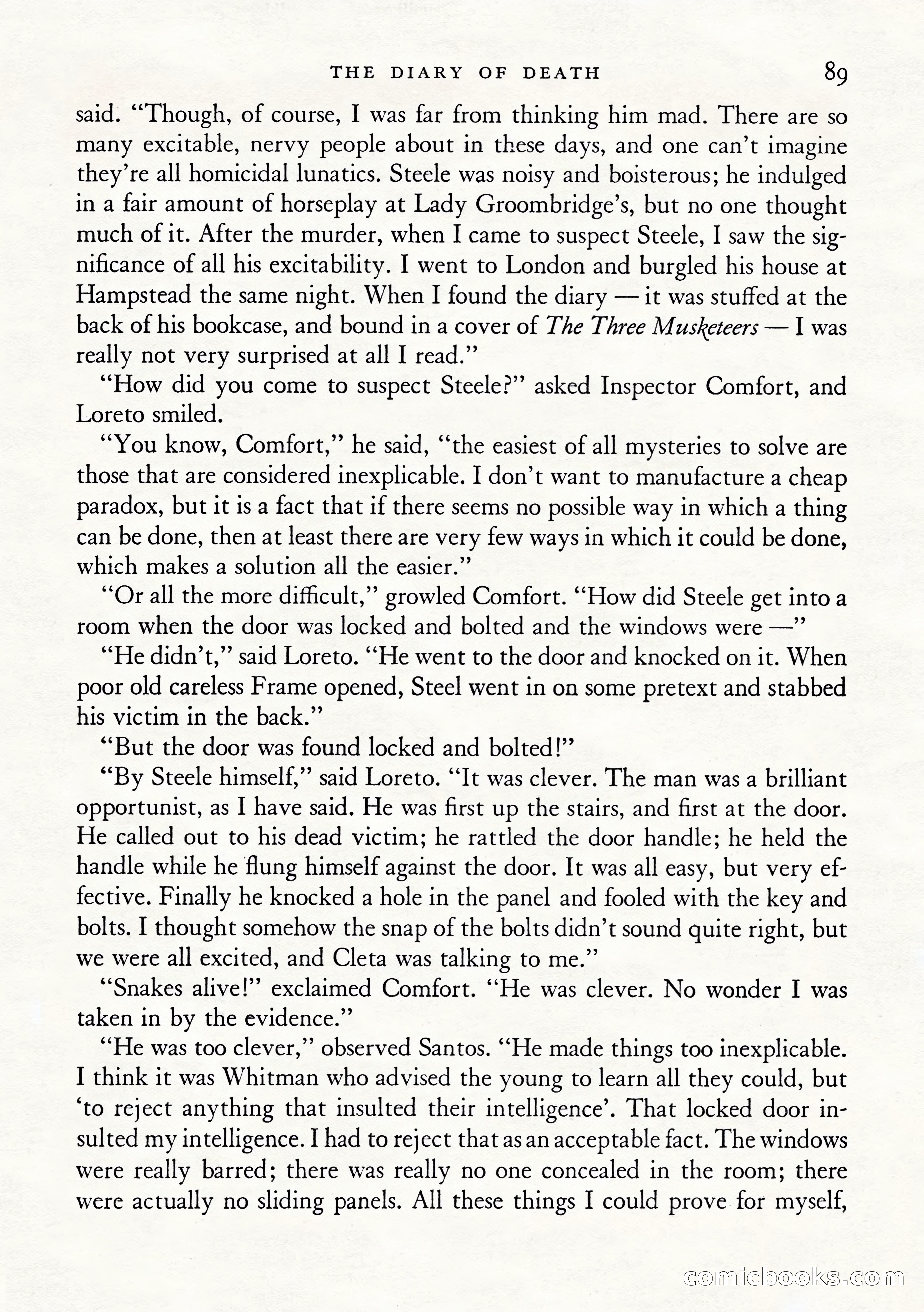 Ellery Queen's Mystery Magazine, January 1943 — page 91 of 132