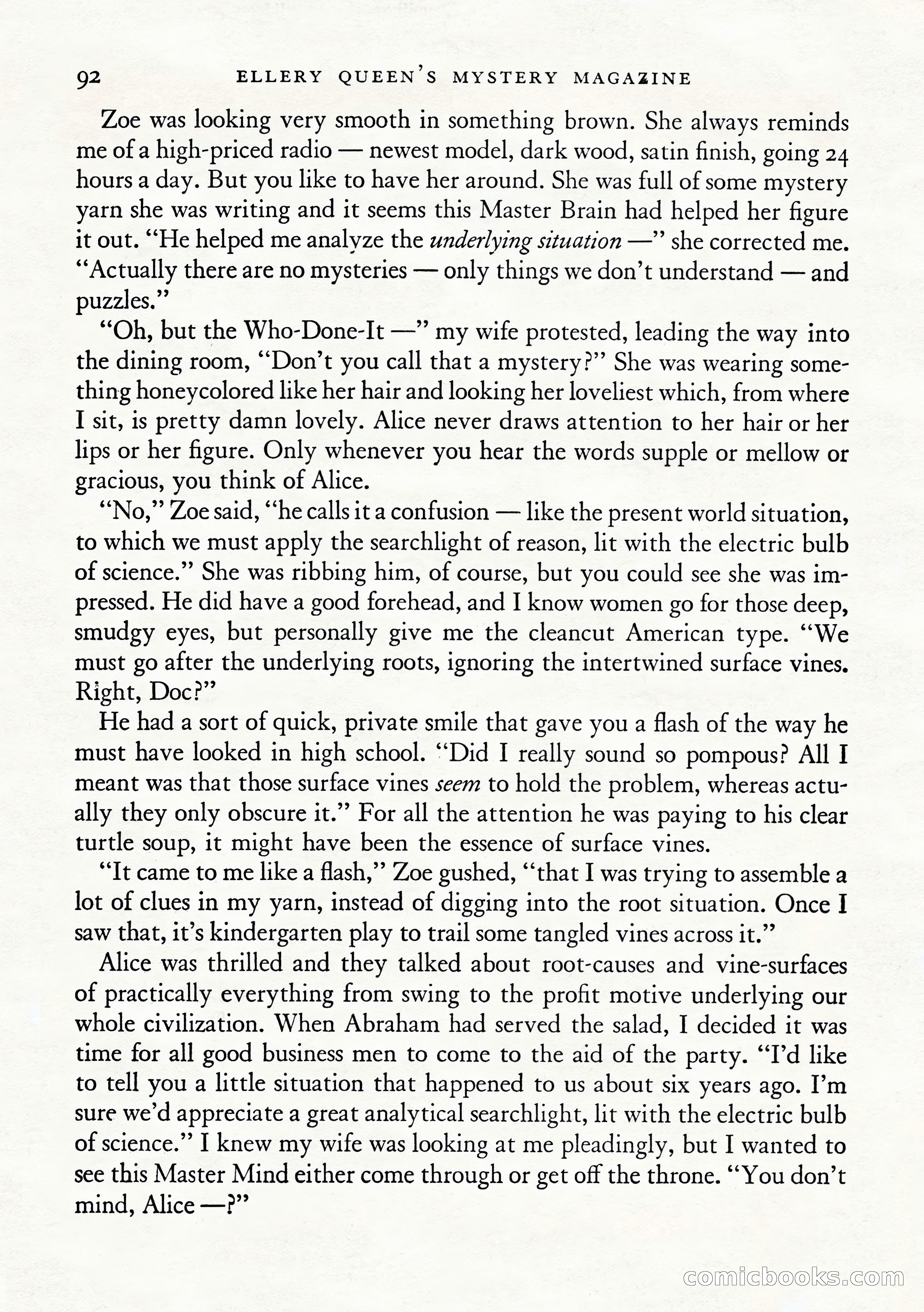 Ellery Queen's Mystery Magazine, January 1943 — page 94 of 132
