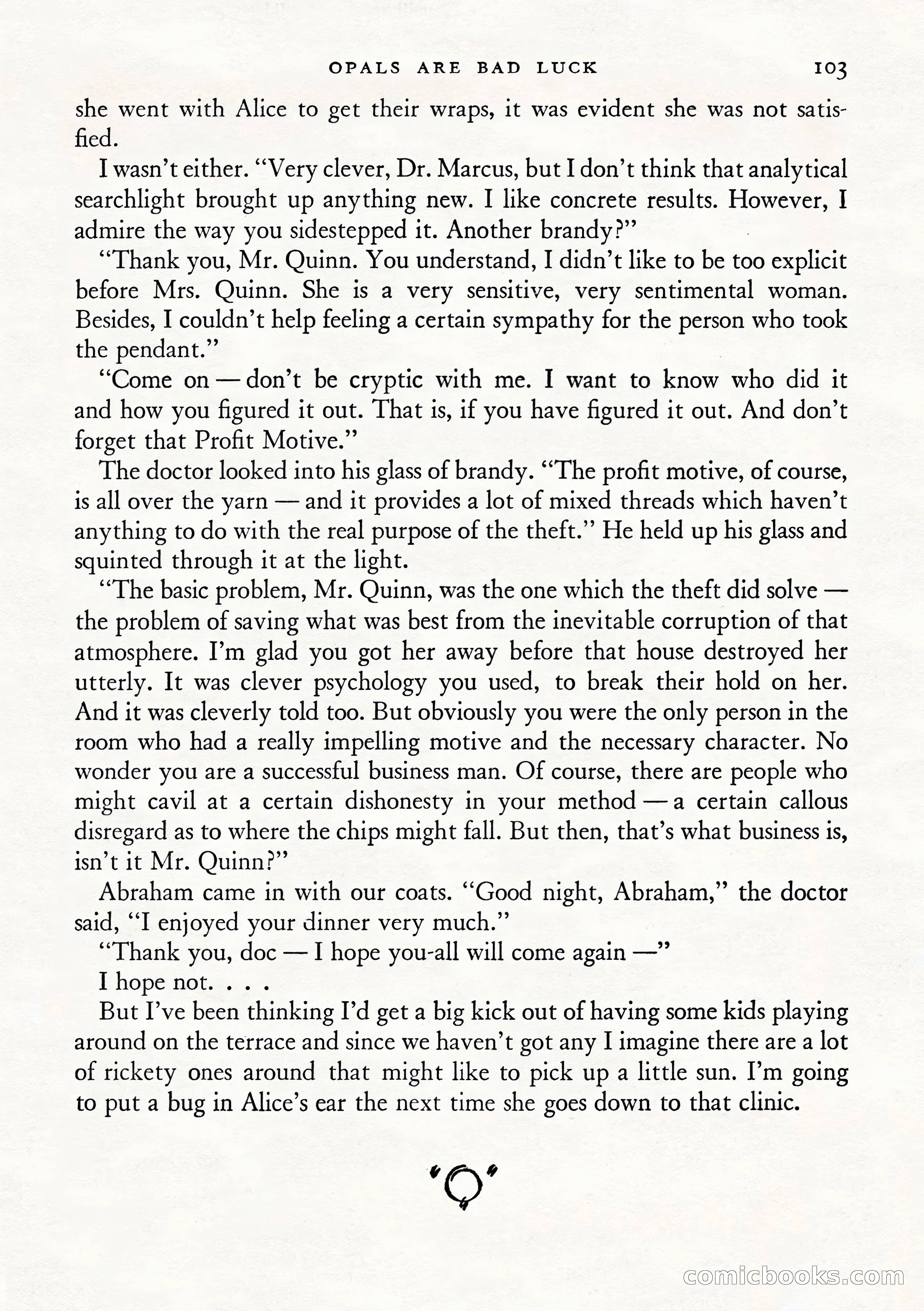 Ellery Queen's Mystery Magazine, January 1943 — page 105 of 132