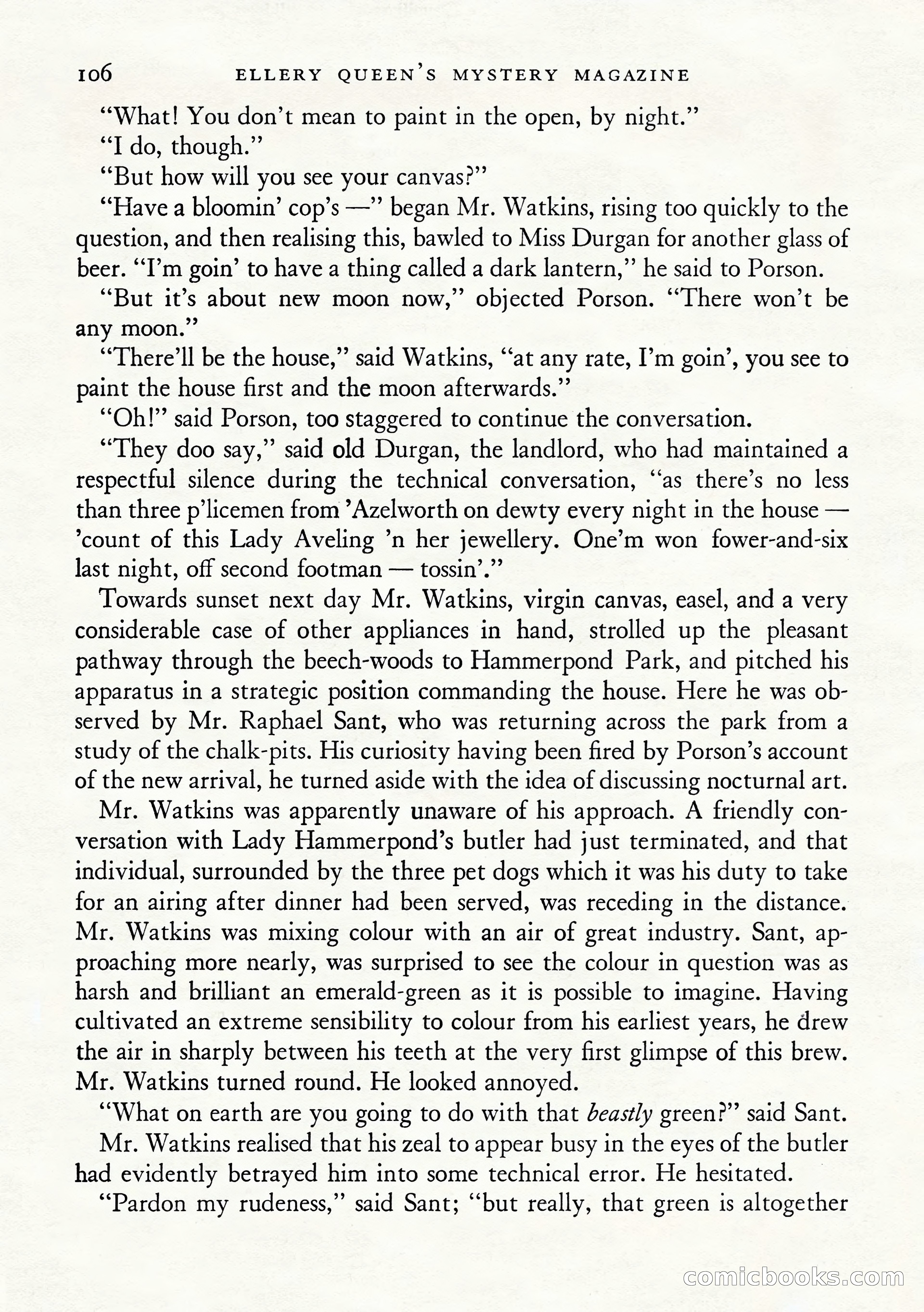 Ellery Queen's Mystery Magazine, January 1943 — page 108 of 132
