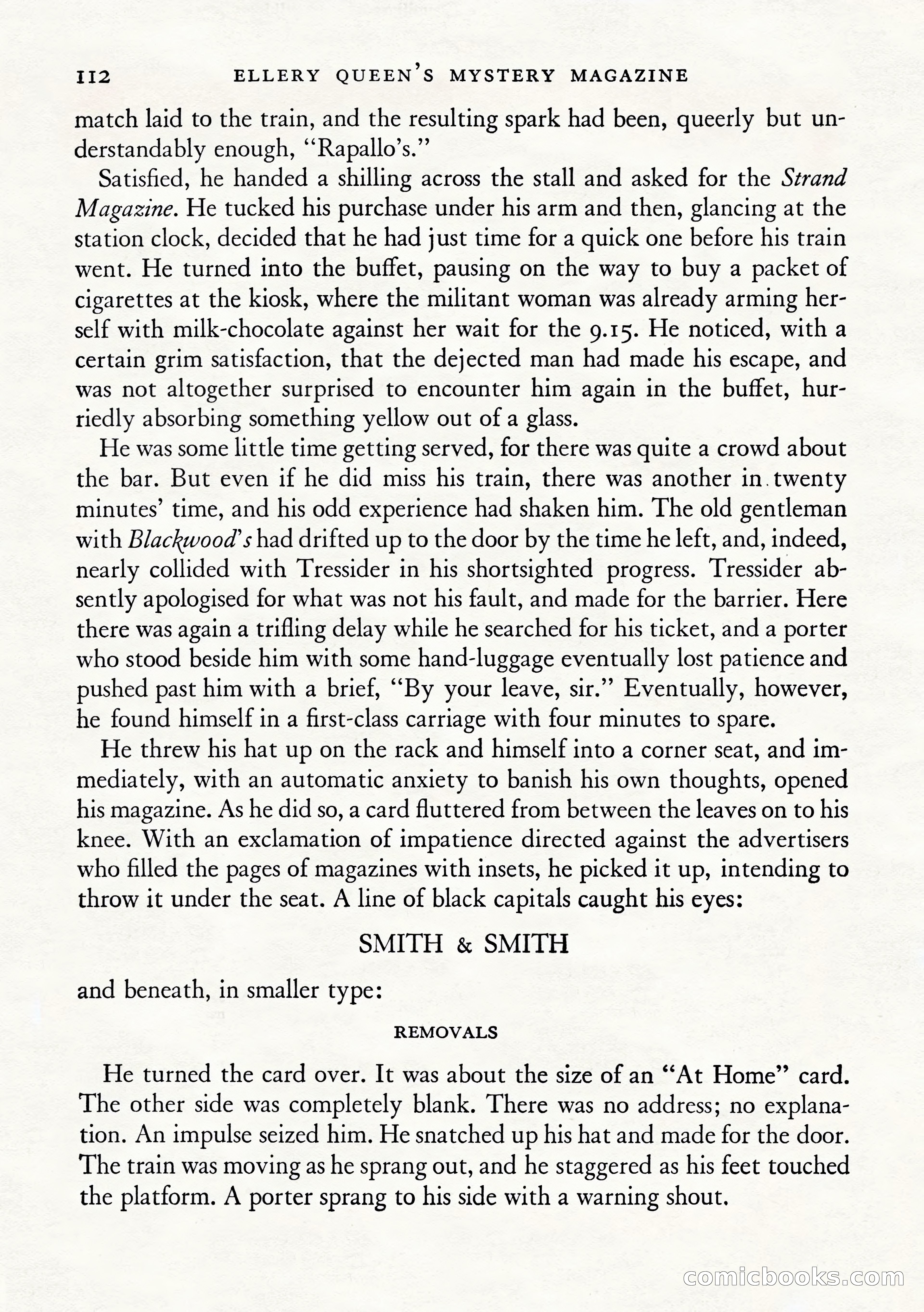 Ellery Queen's Mystery Magazine, January 1943 — page 114 of 132