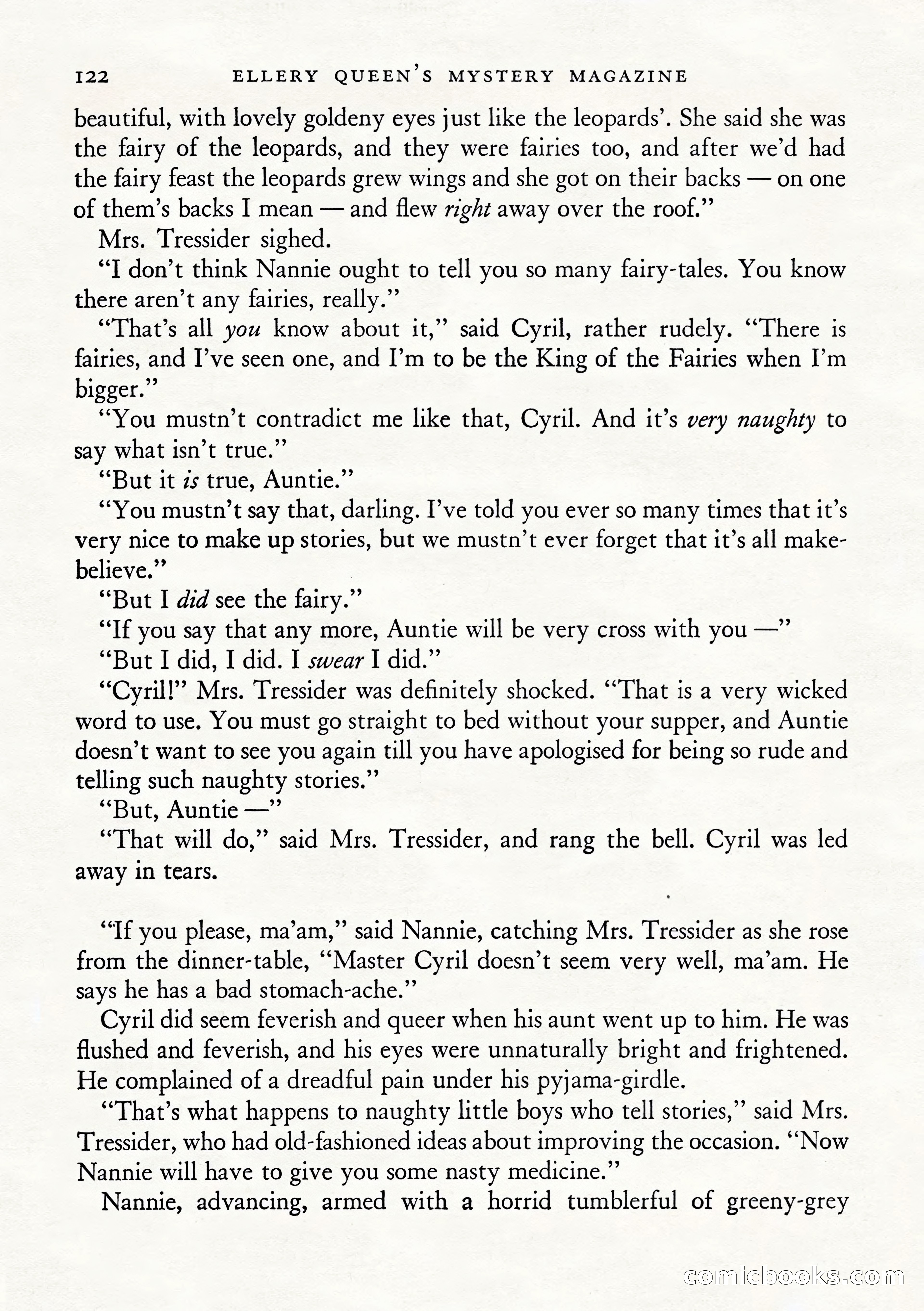 Ellery Queen's Mystery Magazine, January 1943 — page 124 of 132