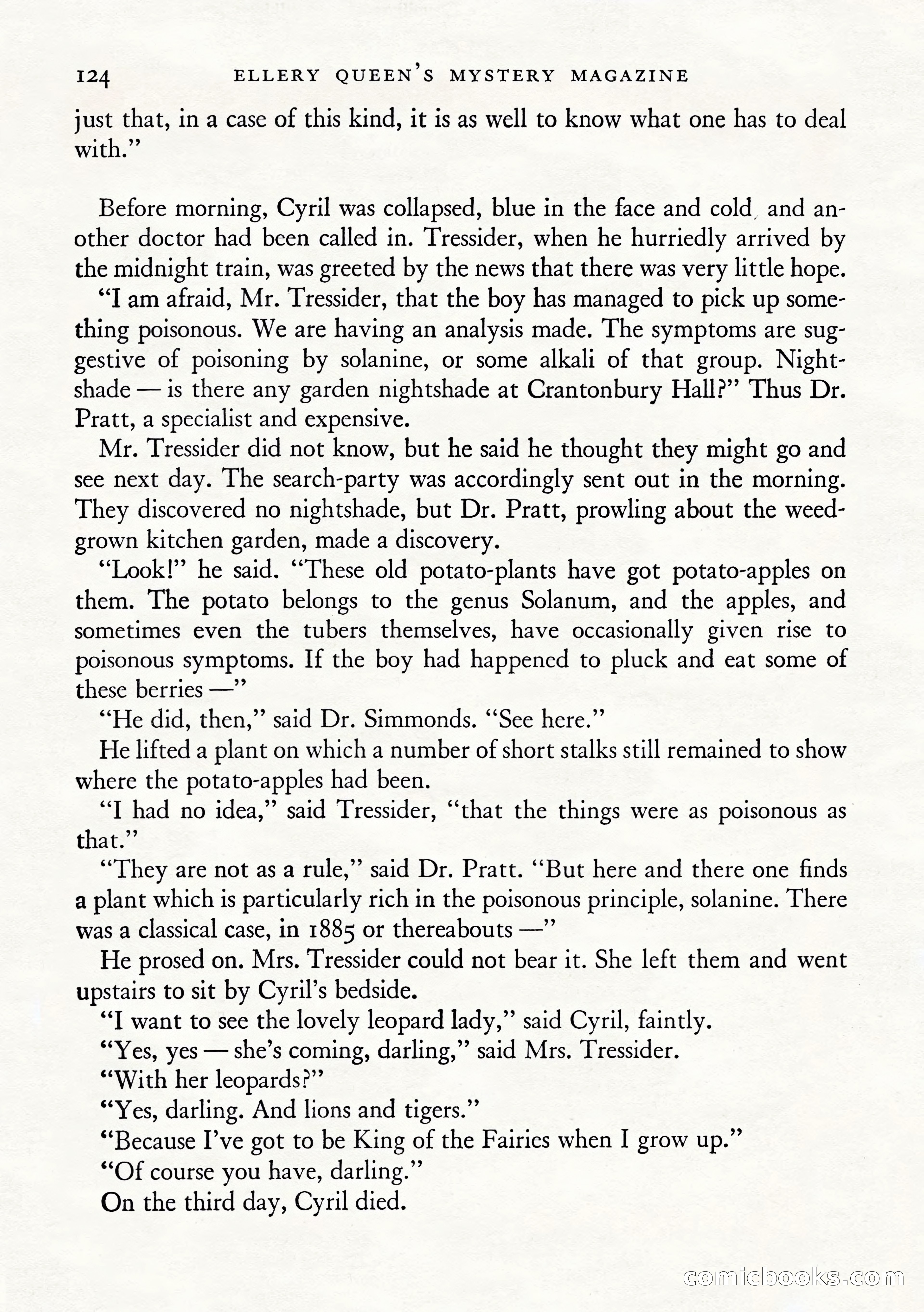 Ellery Queen's Mystery Magazine, January 1943 — page 126 of 132