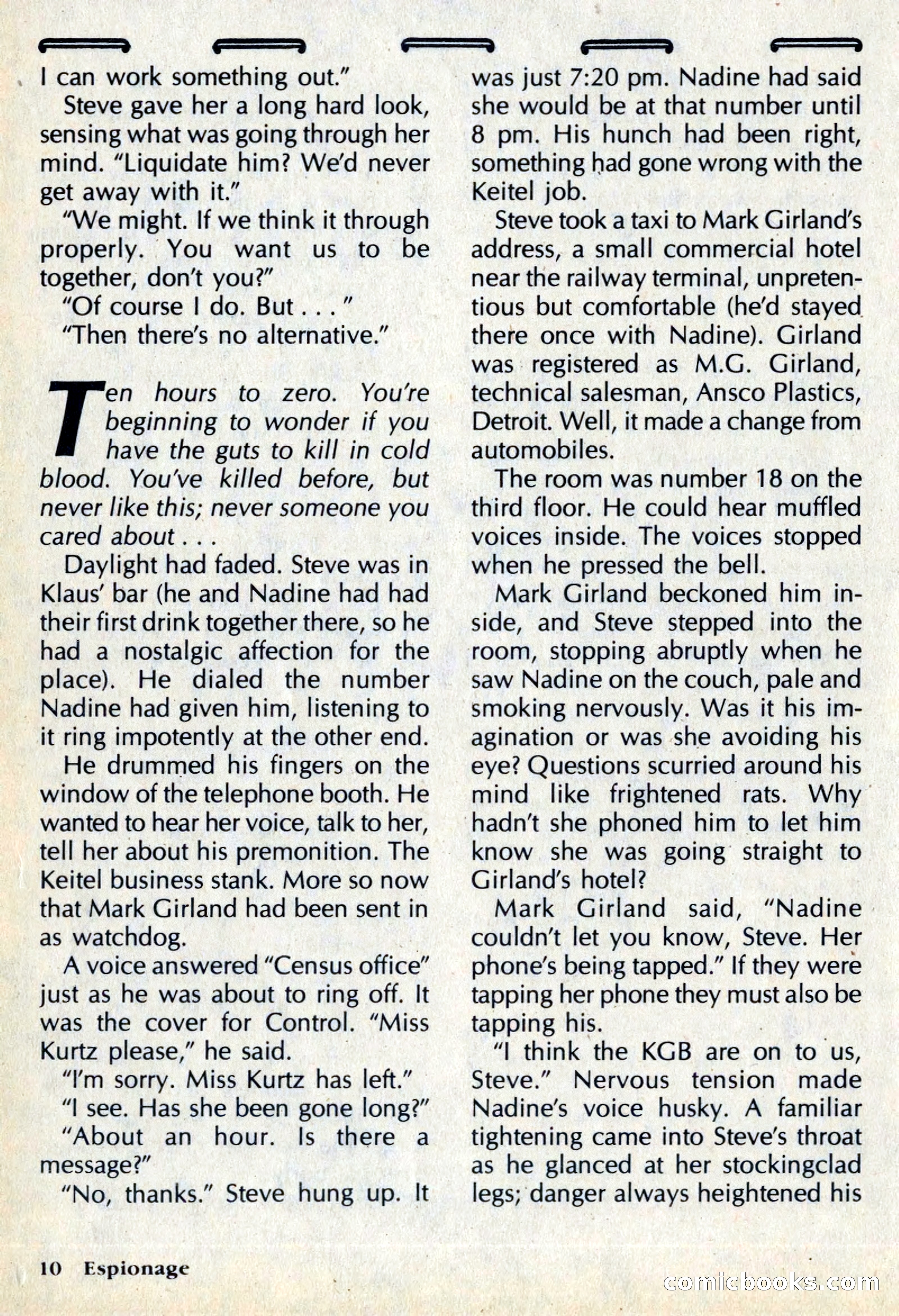 Espionage Magazine, Vol. 1, No. 1 — page 10 of 164