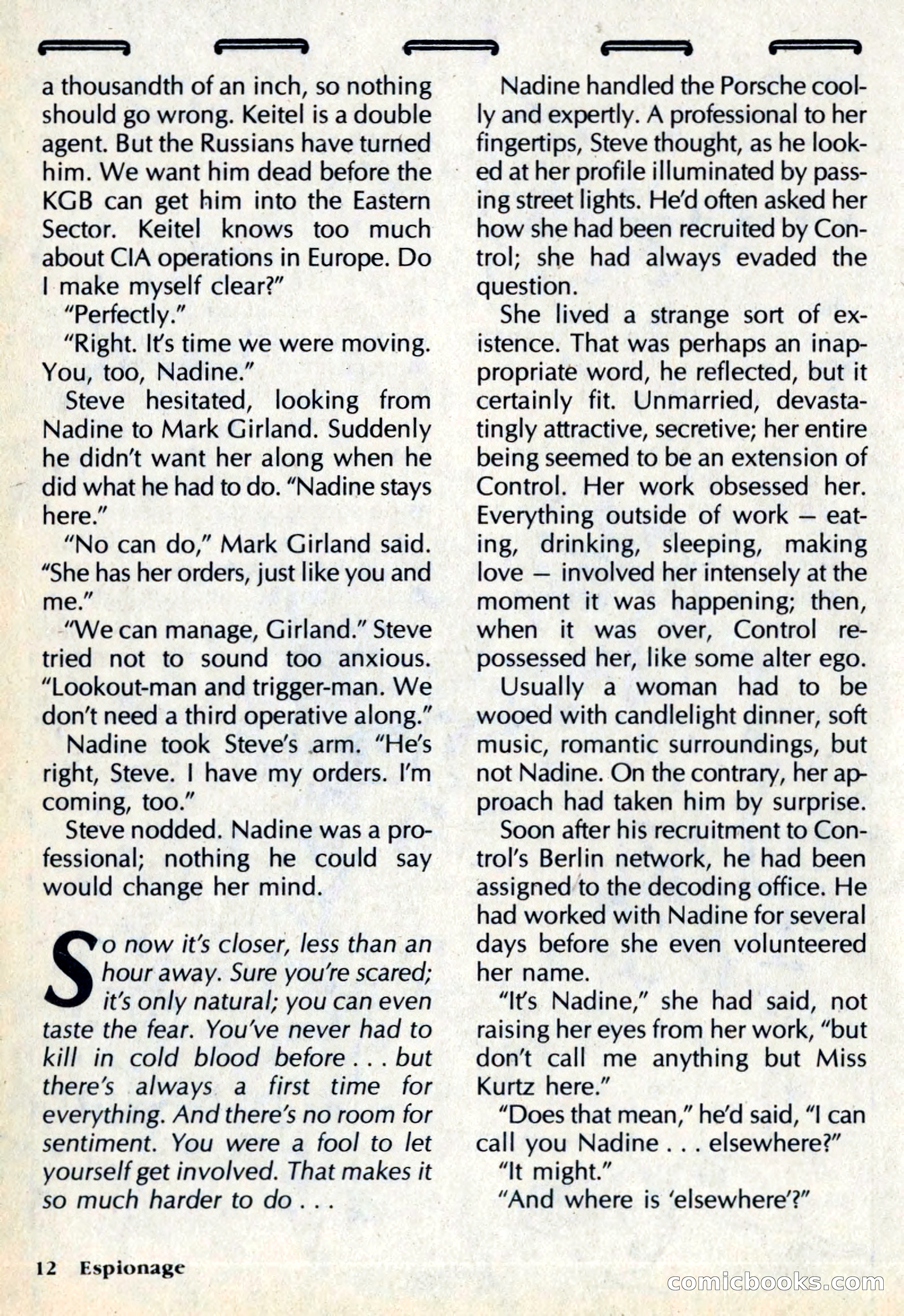 Espionage Magazine, Vol. 1, No. 1 — page 12 of 164