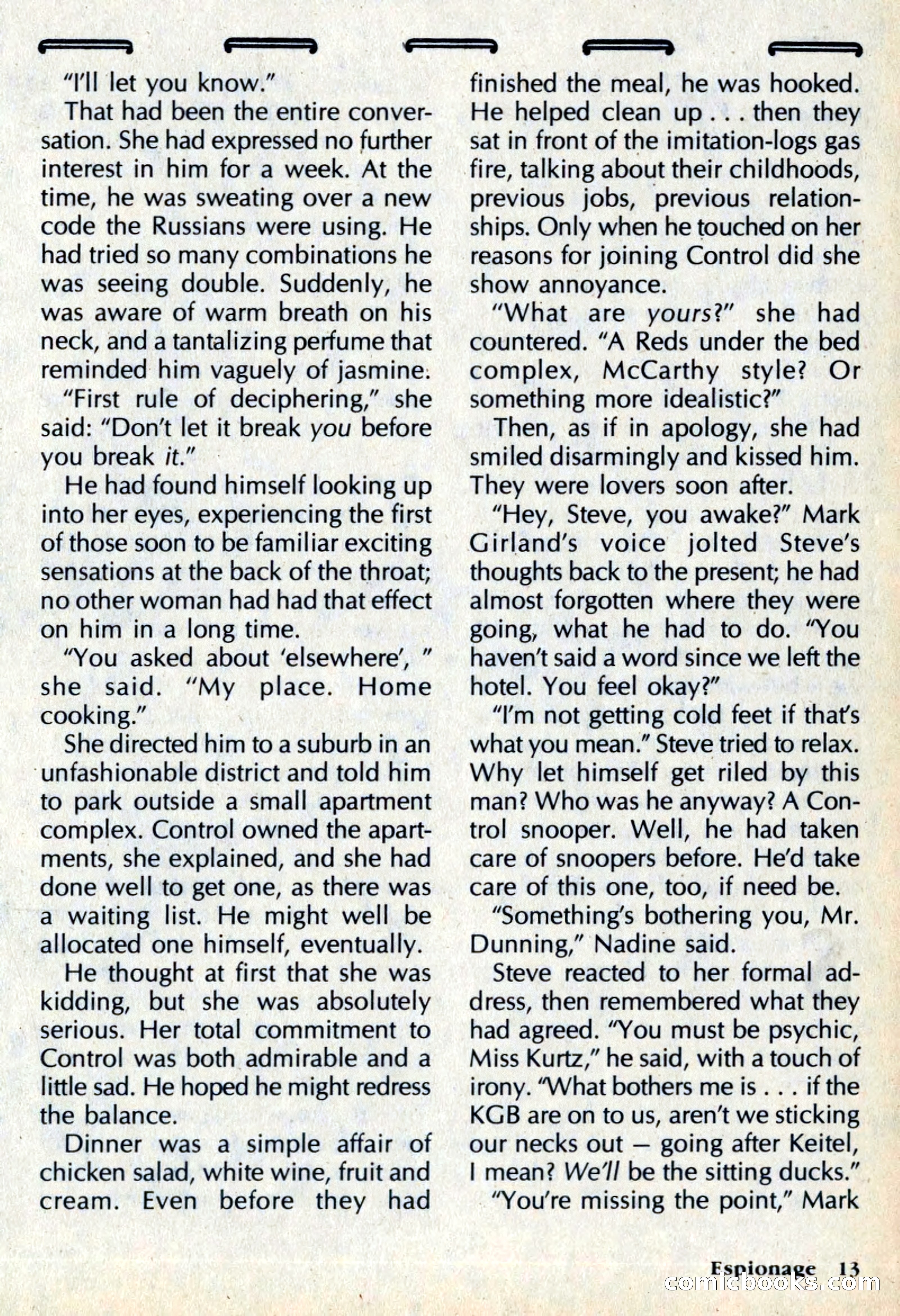 Espionage Magazine, Vol. 1, No. 1 — page 13 of 164