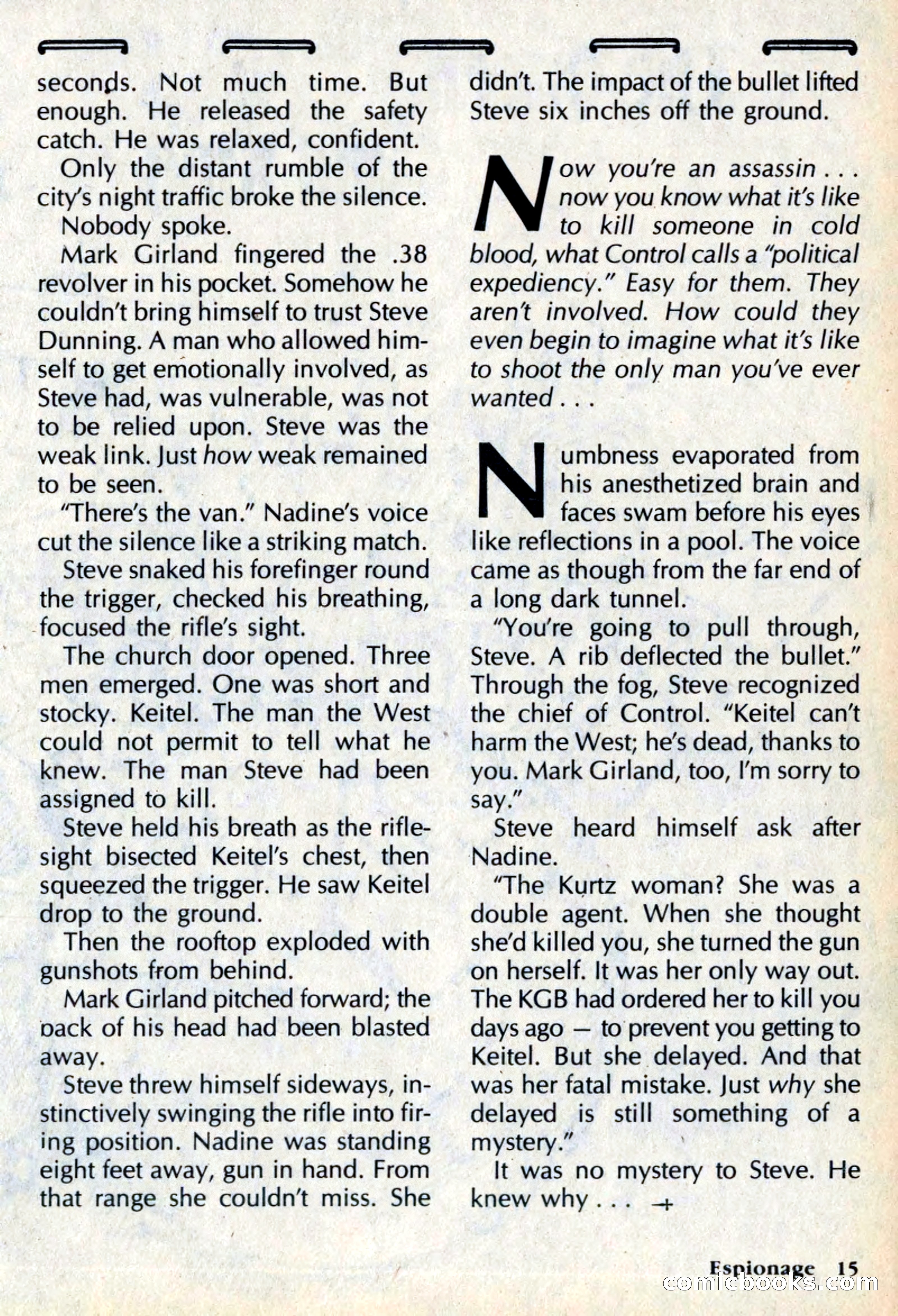 Espionage Magazine, Vol. 1, No. 1 — page 15 of 164