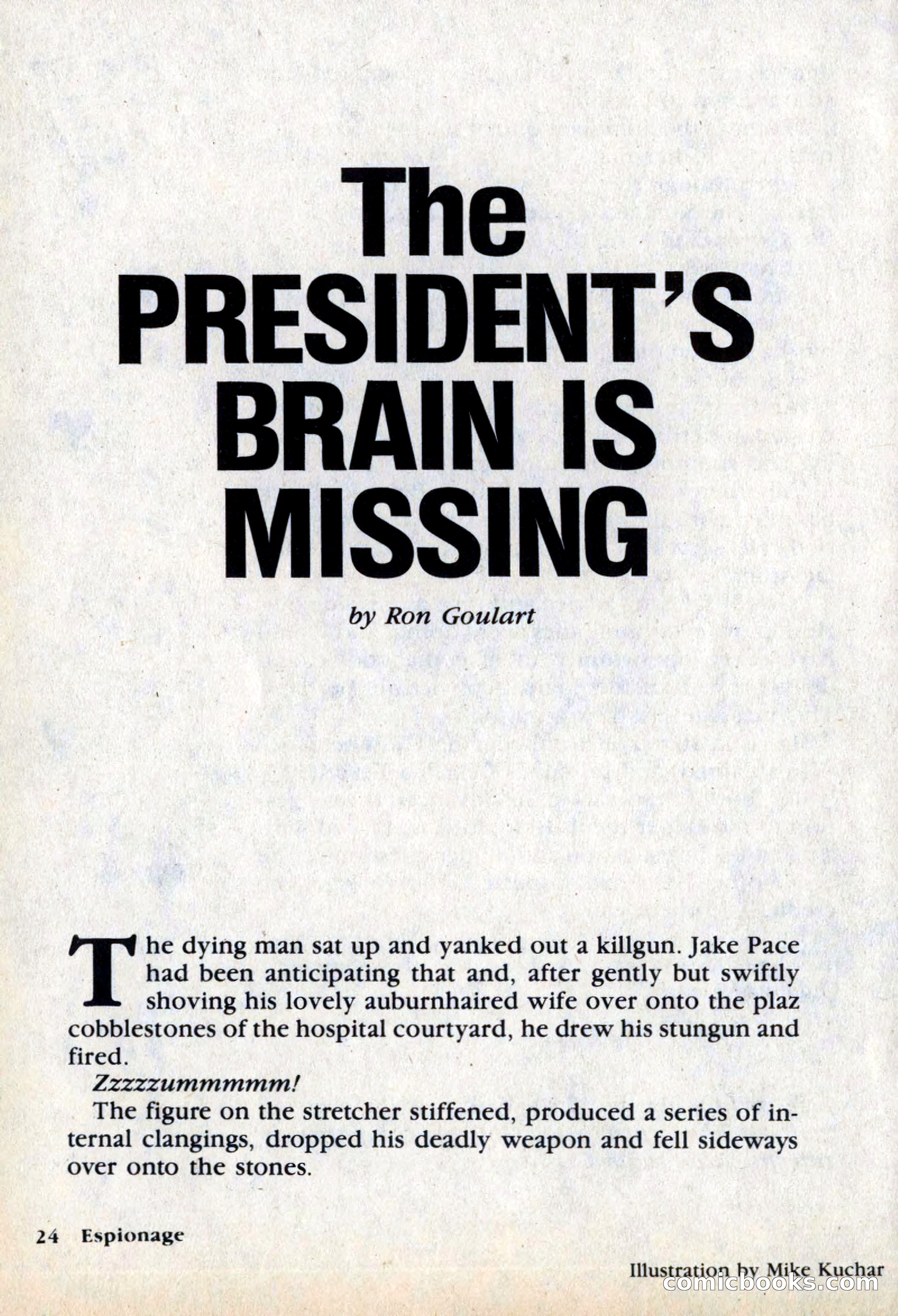 Espionage Magazine, Vol. 1, No. 1 — page 24 of 164