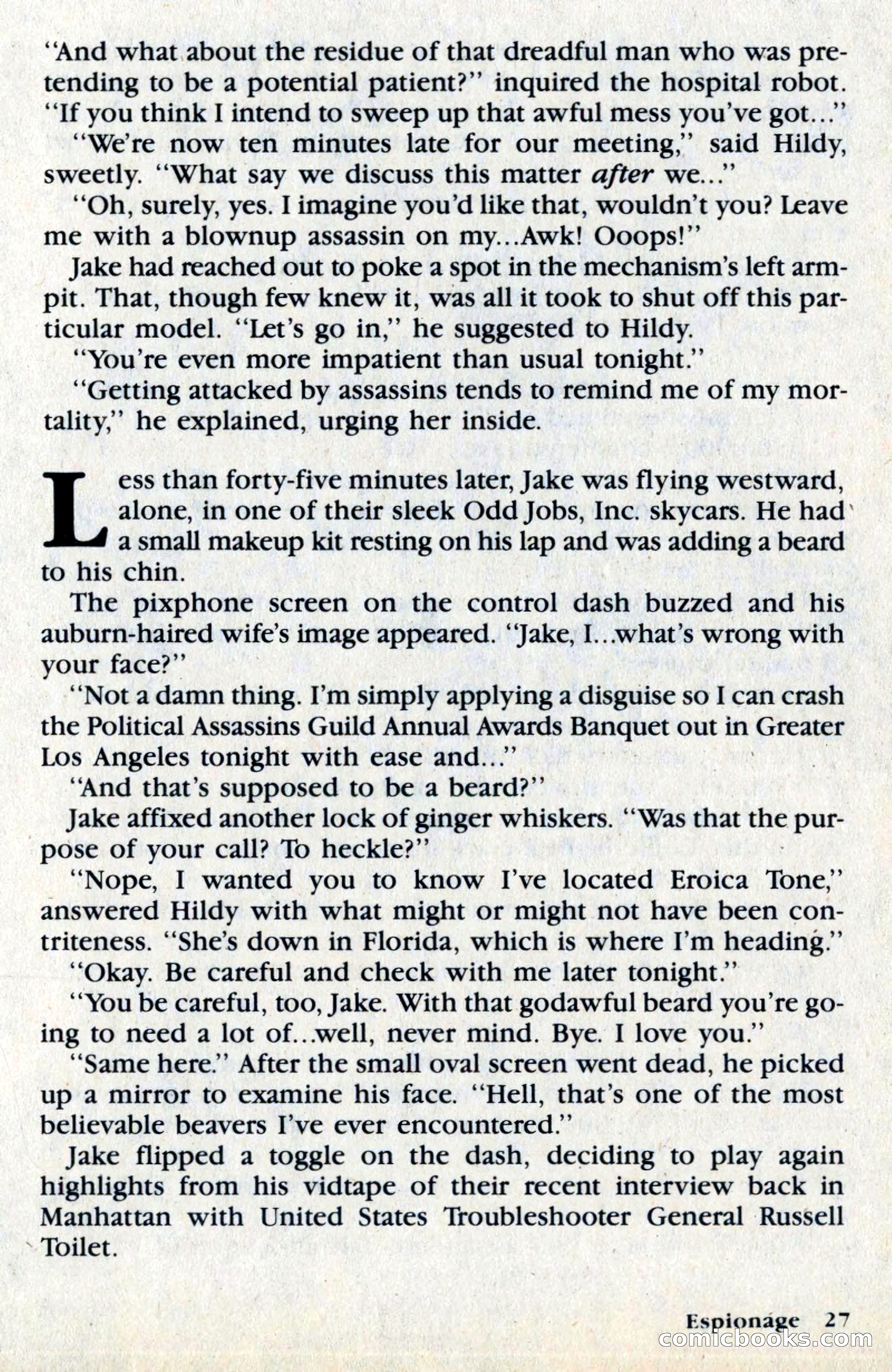 Espionage Magazine, Vol. 1, No. 1 — page 27 of 164