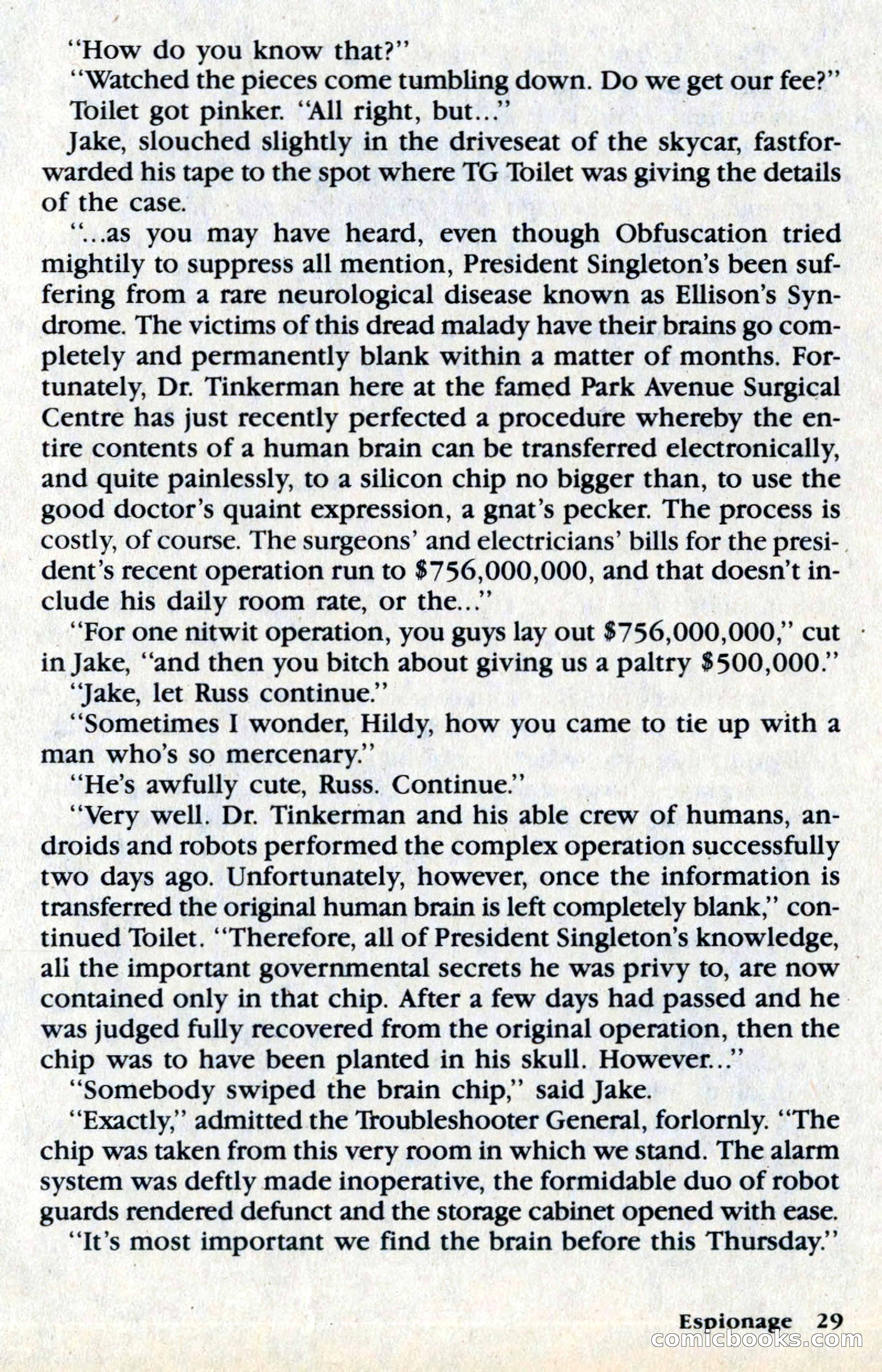 Espionage Magazine, Vol. 1, No. 1 — page 29 of 164