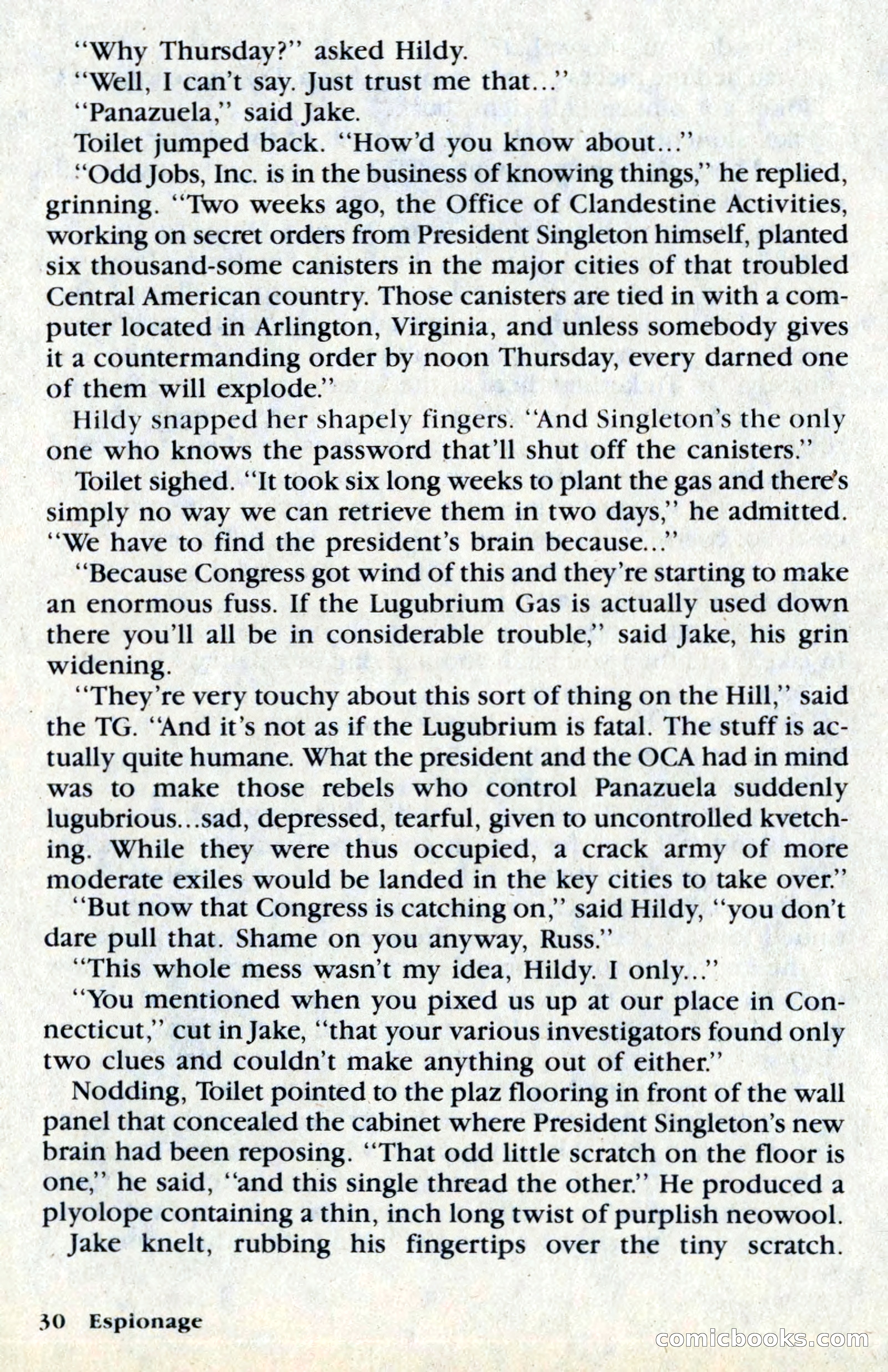 Espionage Magazine, Vol. 1, No. 1 — page 30 of 164