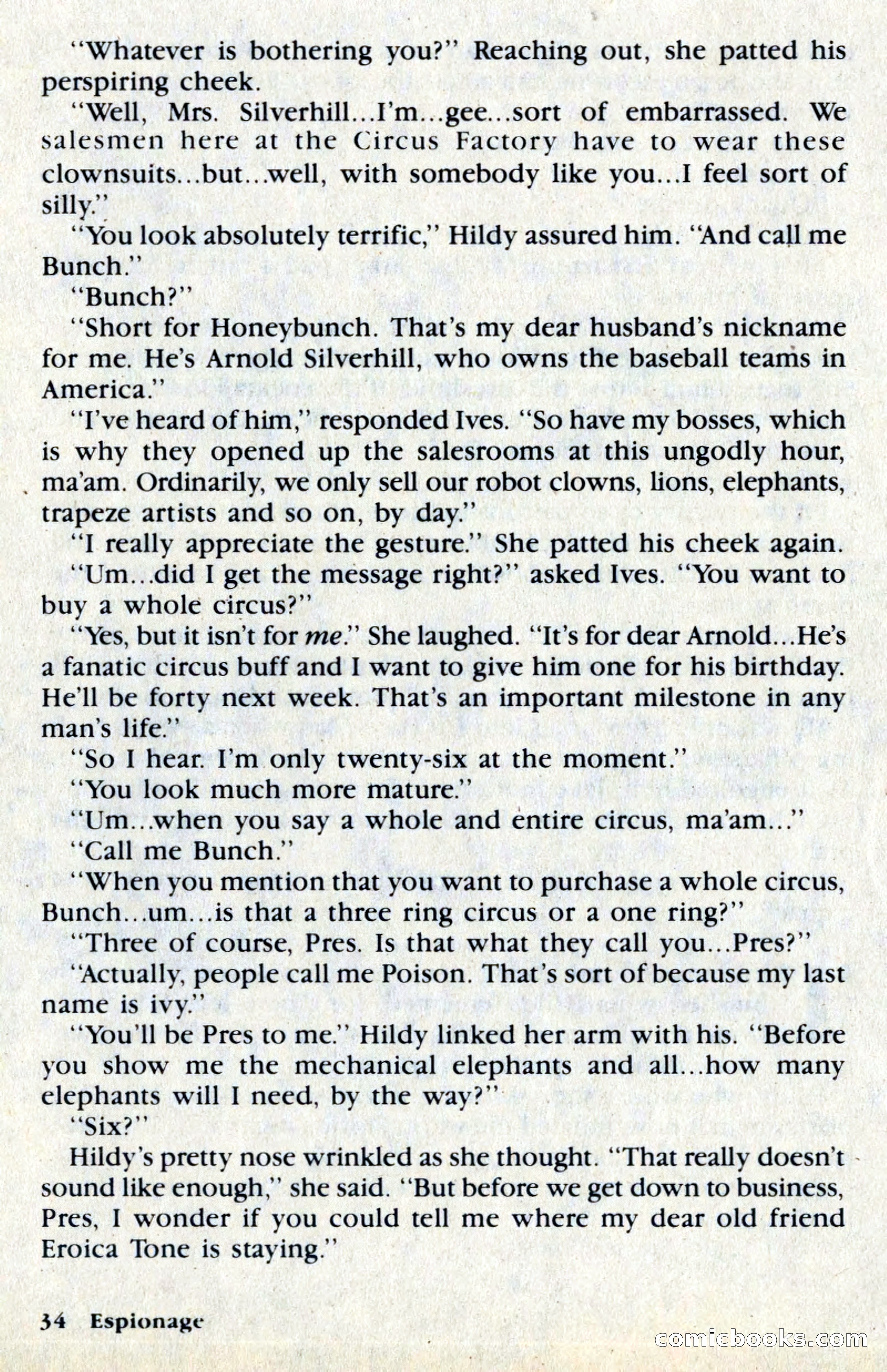 Espionage Magazine, Vol. 1, No. 1 — page 34 of 164