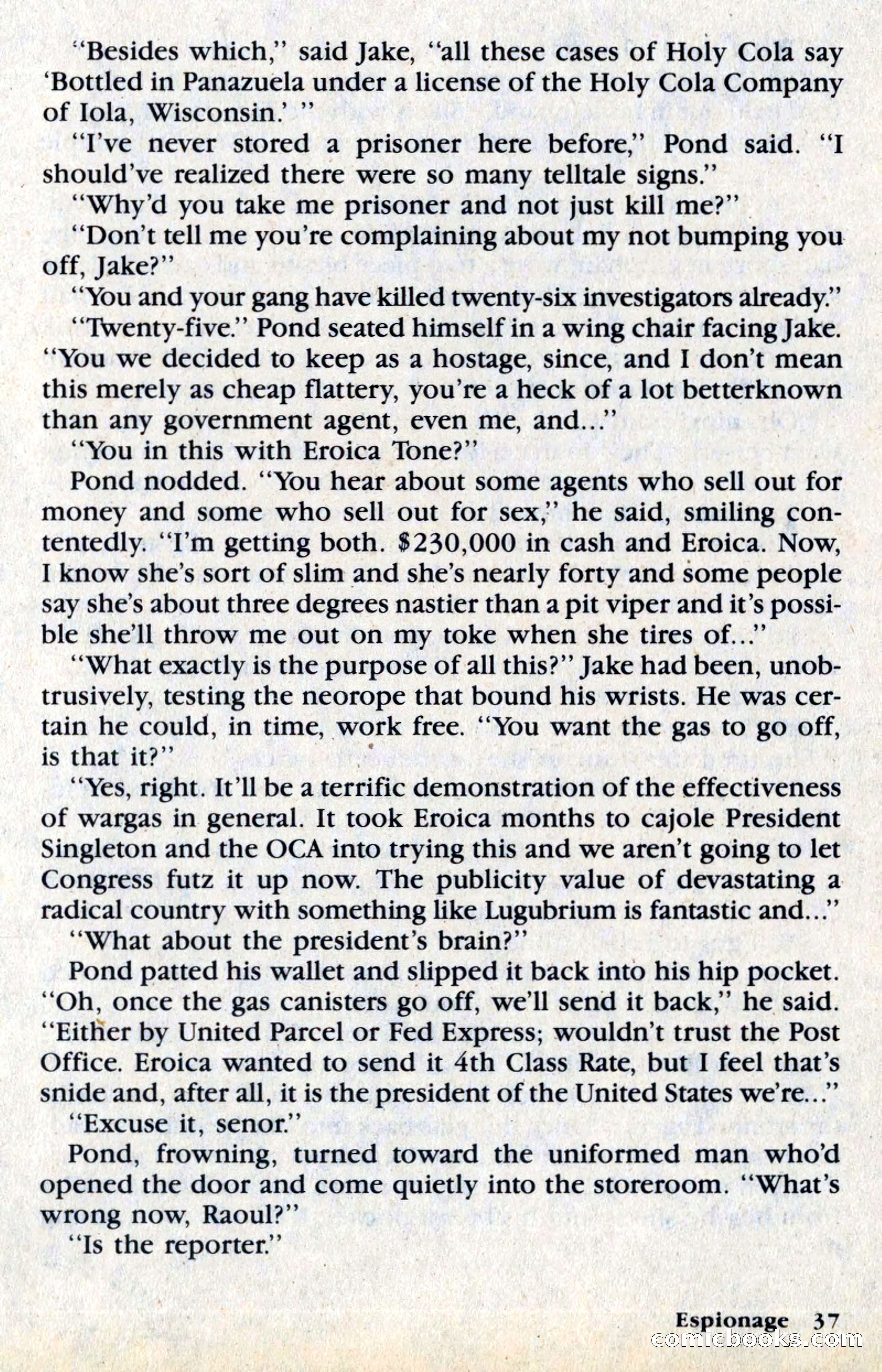 Espionage Magazine, Vol. 1, No. 1 — page 37 of 164