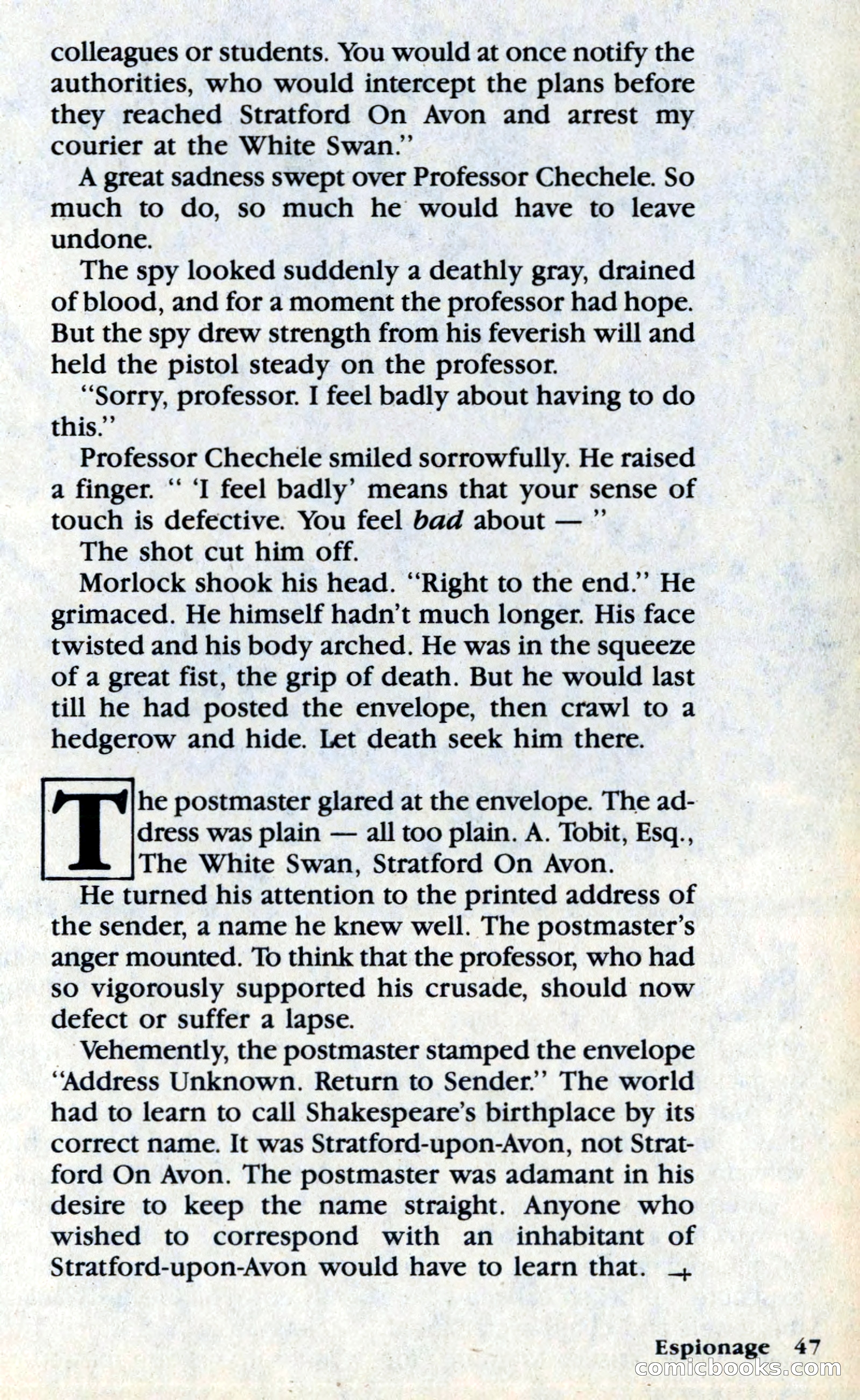 Espionage Magazine, Vol. 1, No. 1 — page 47 of 164