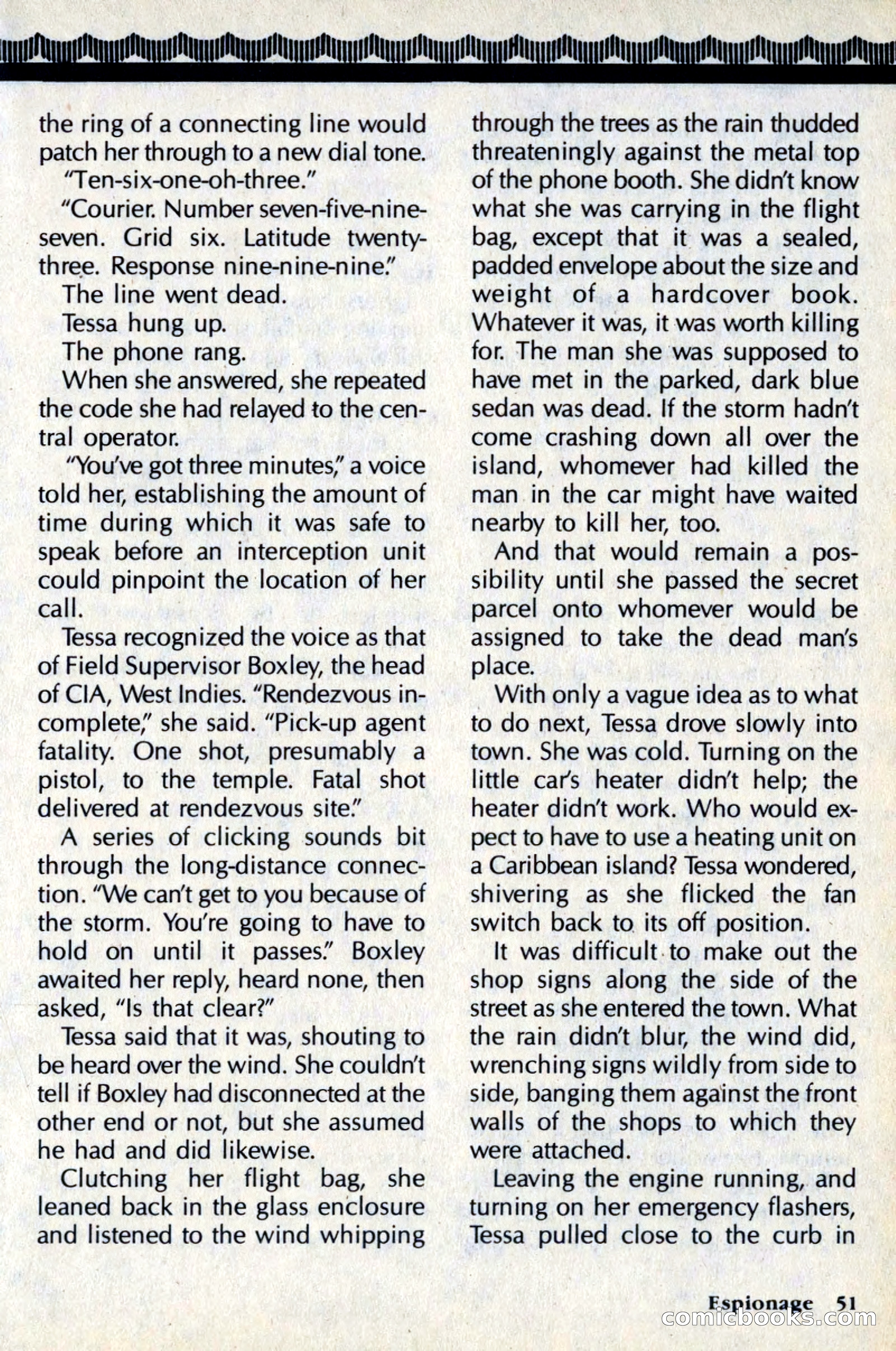 Espionage Magazine, Vol. 1, No. 1 — page 51 of 164