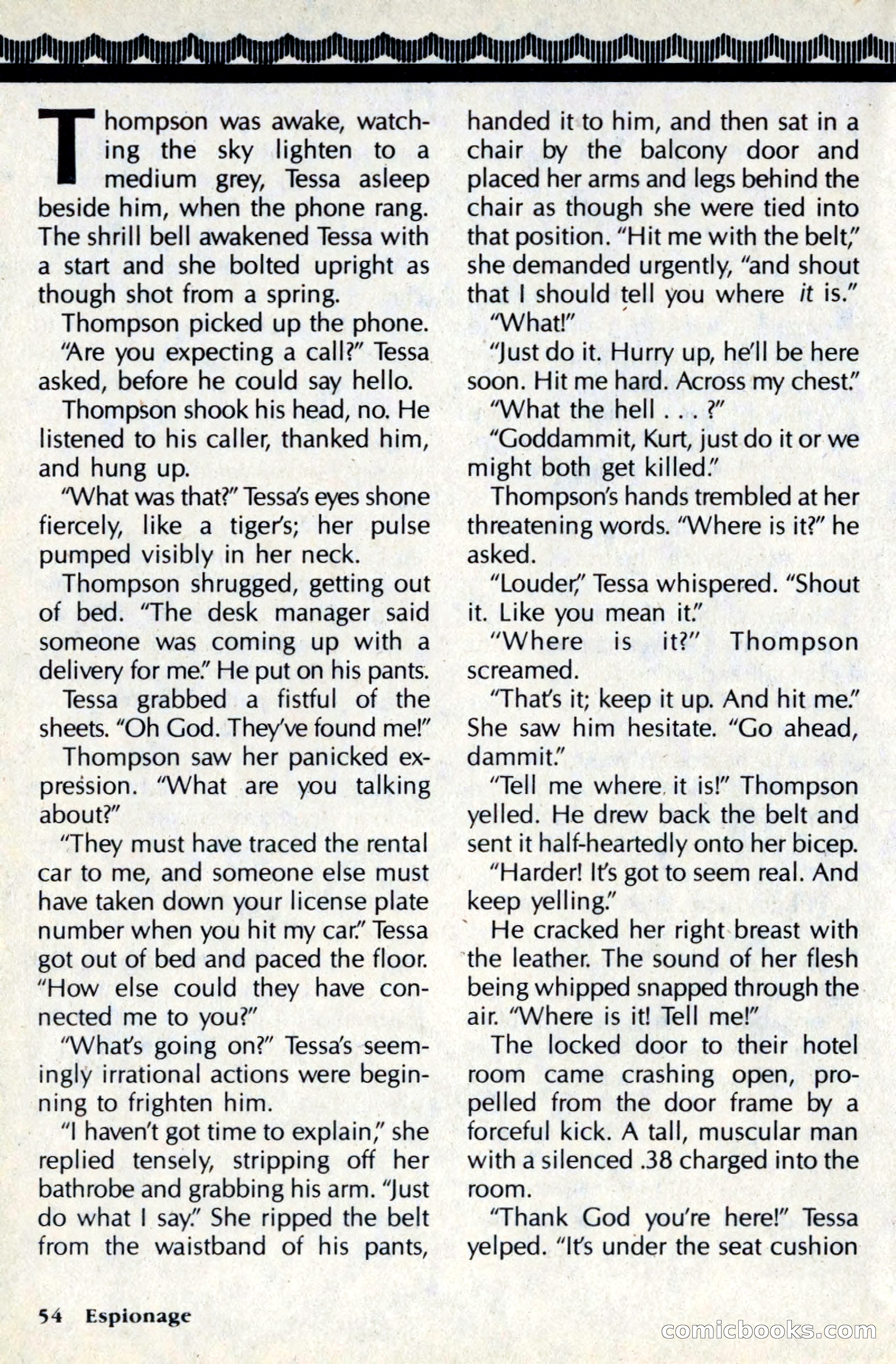 Espionage Magazine, Vol. 1, No. 1 — page 54 of 164