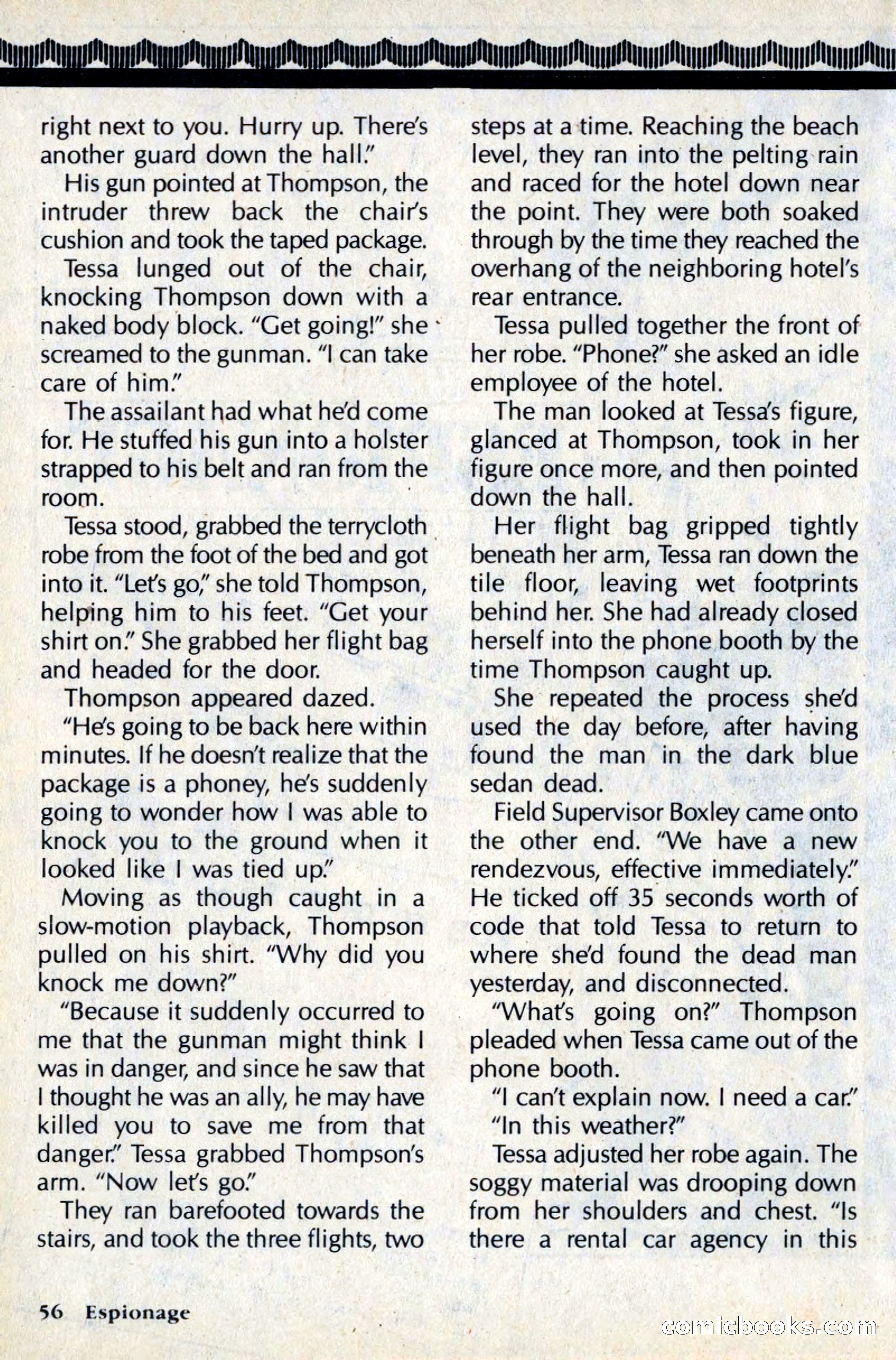 Espionage Magazine, Vol. 1, No. 1 — page 56 of 164