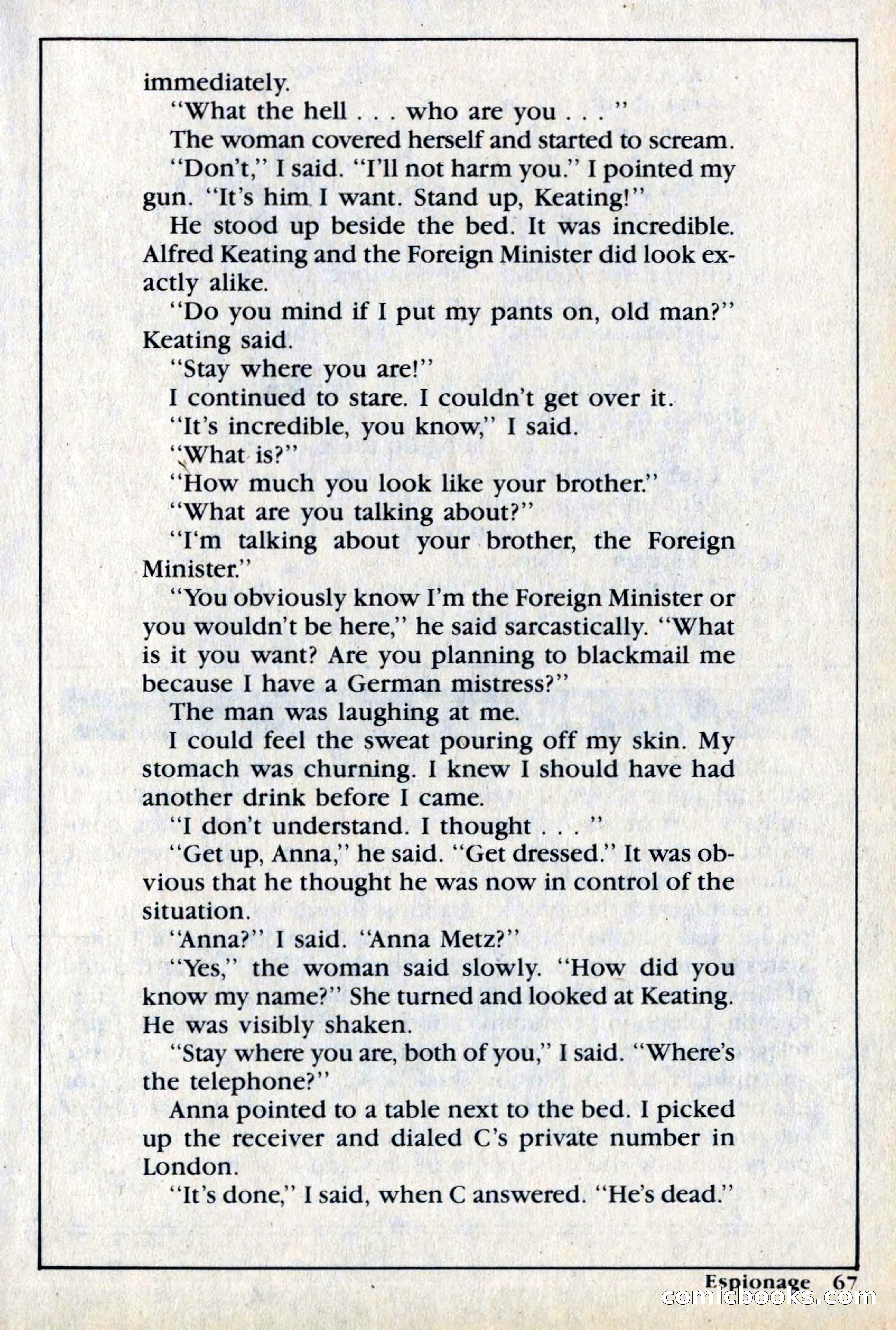 Espionage Magazine, Vol. 1, No. 1 — page 67 of 164