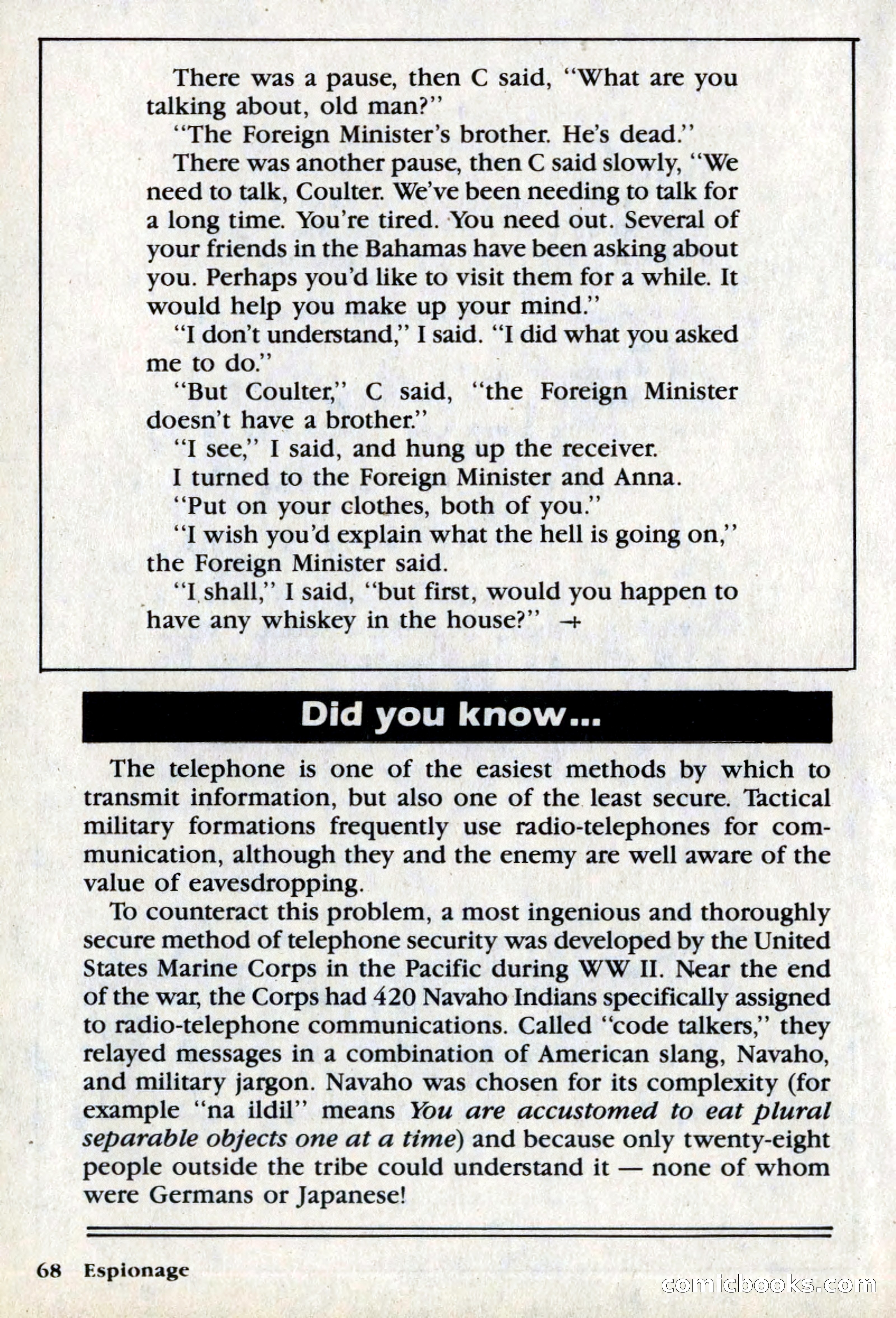 Espionage Magazine, Vol. 1, No. 1 — page 68 of 164