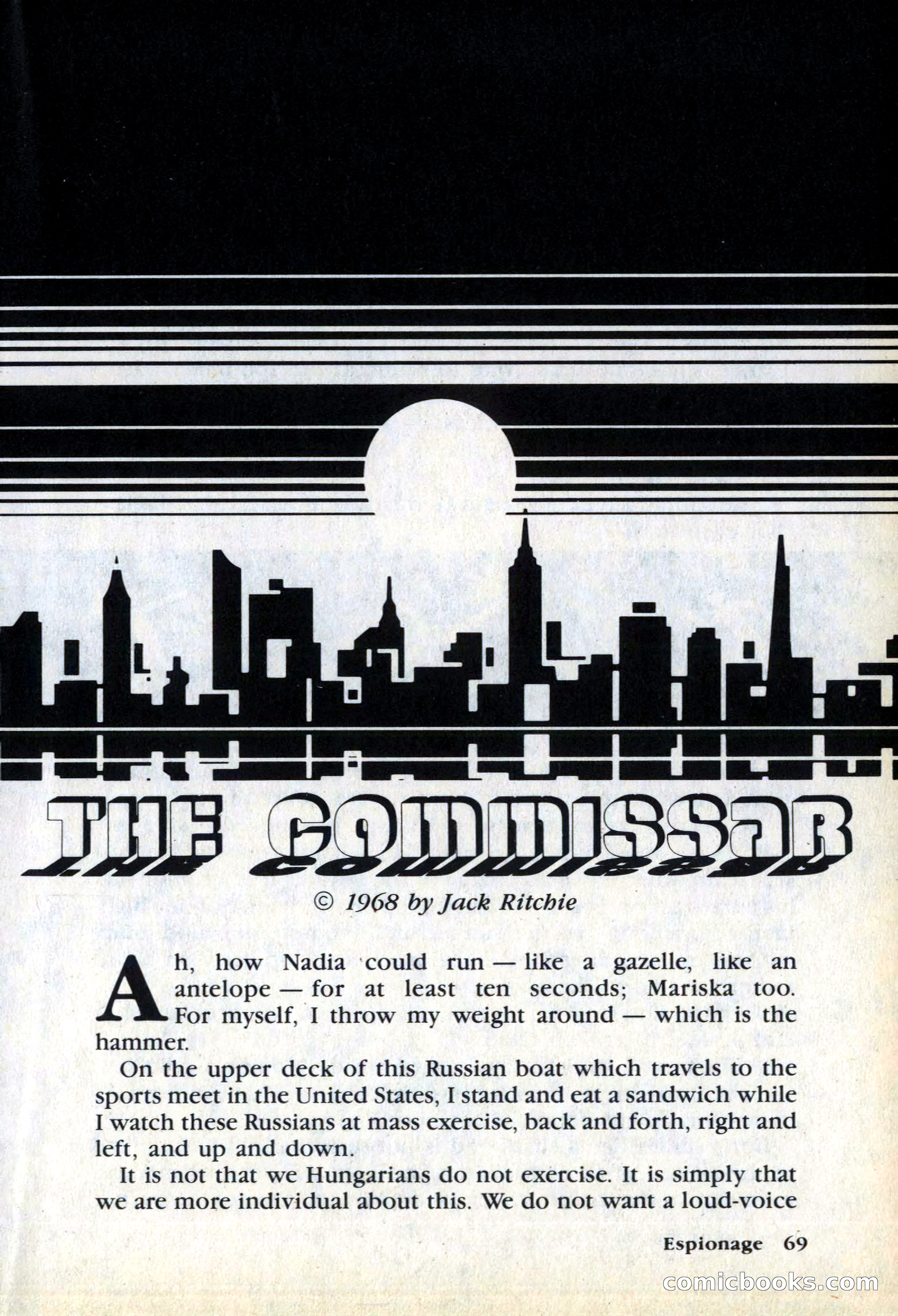 Espionage Magazine, Vol. 1, No. 1 — page 69 of 164
